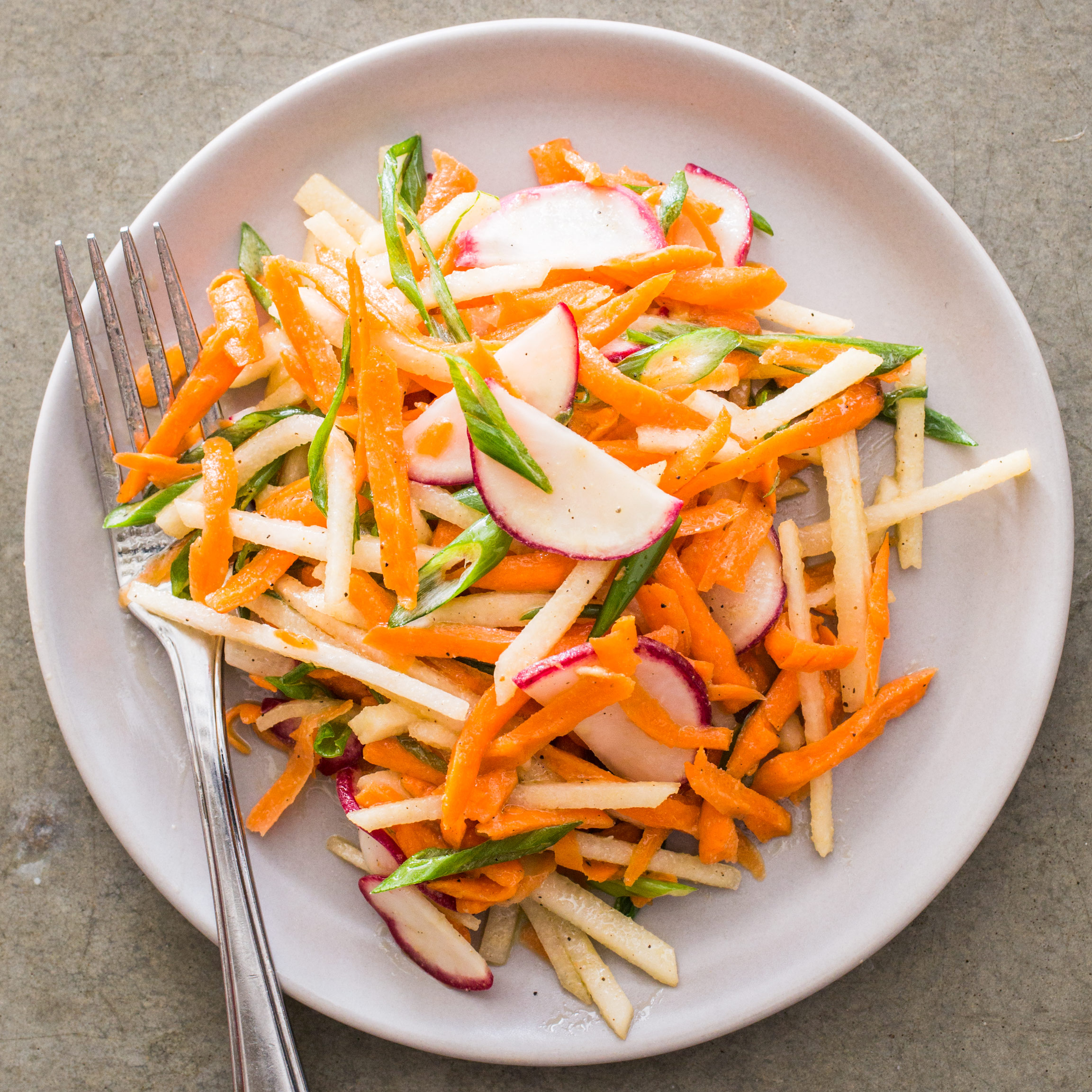 Carrot Radish And Asian Pear Slaw Cook S Illustrated