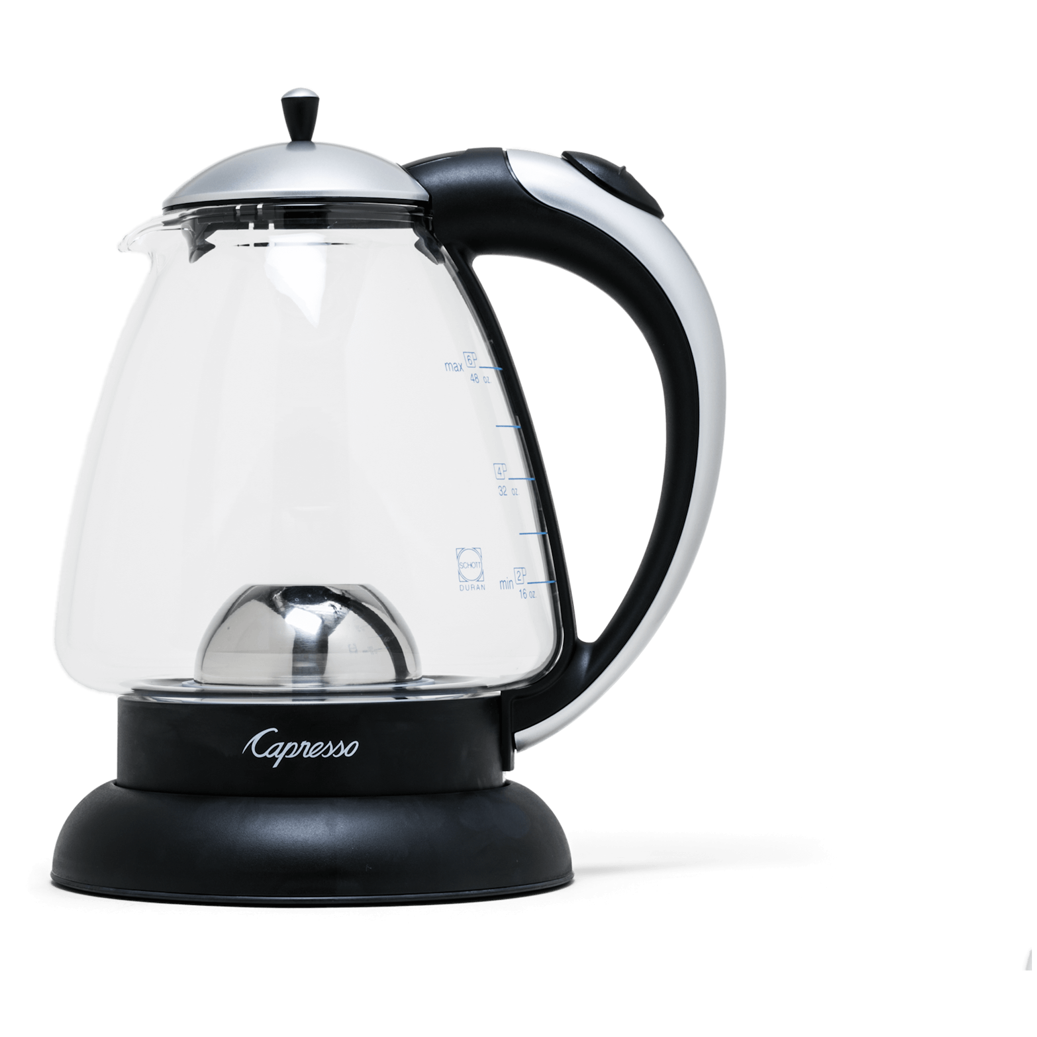 Capresso H20 White Electric Glass Tea Kettle + Reviews