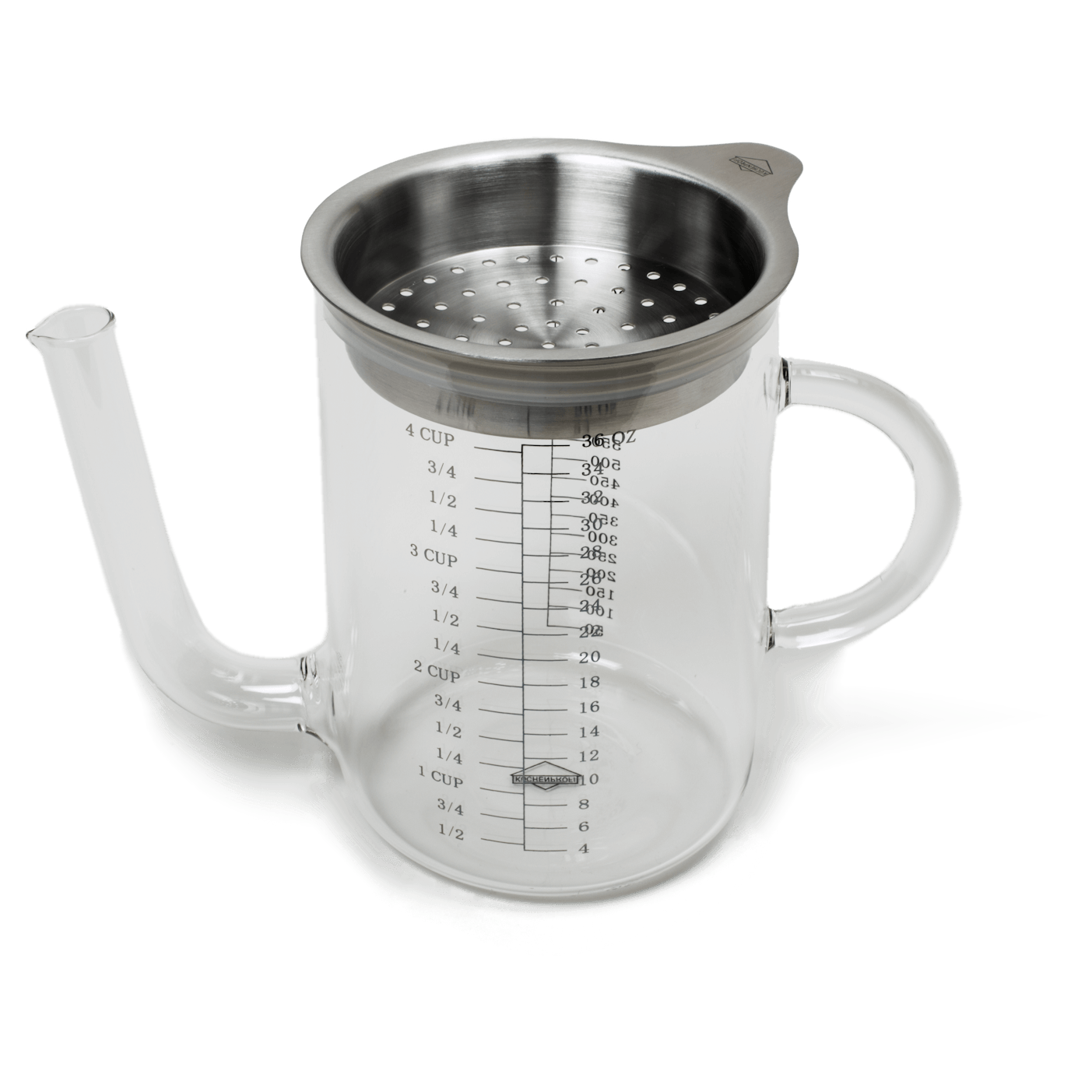 4-Cup Gravy Fat Separator With Bottom Release - Healthier Gravy, Soup,  Stock And Oil Separator With Strainer 1L Grease Separator Cup Fat Skimmer  For
