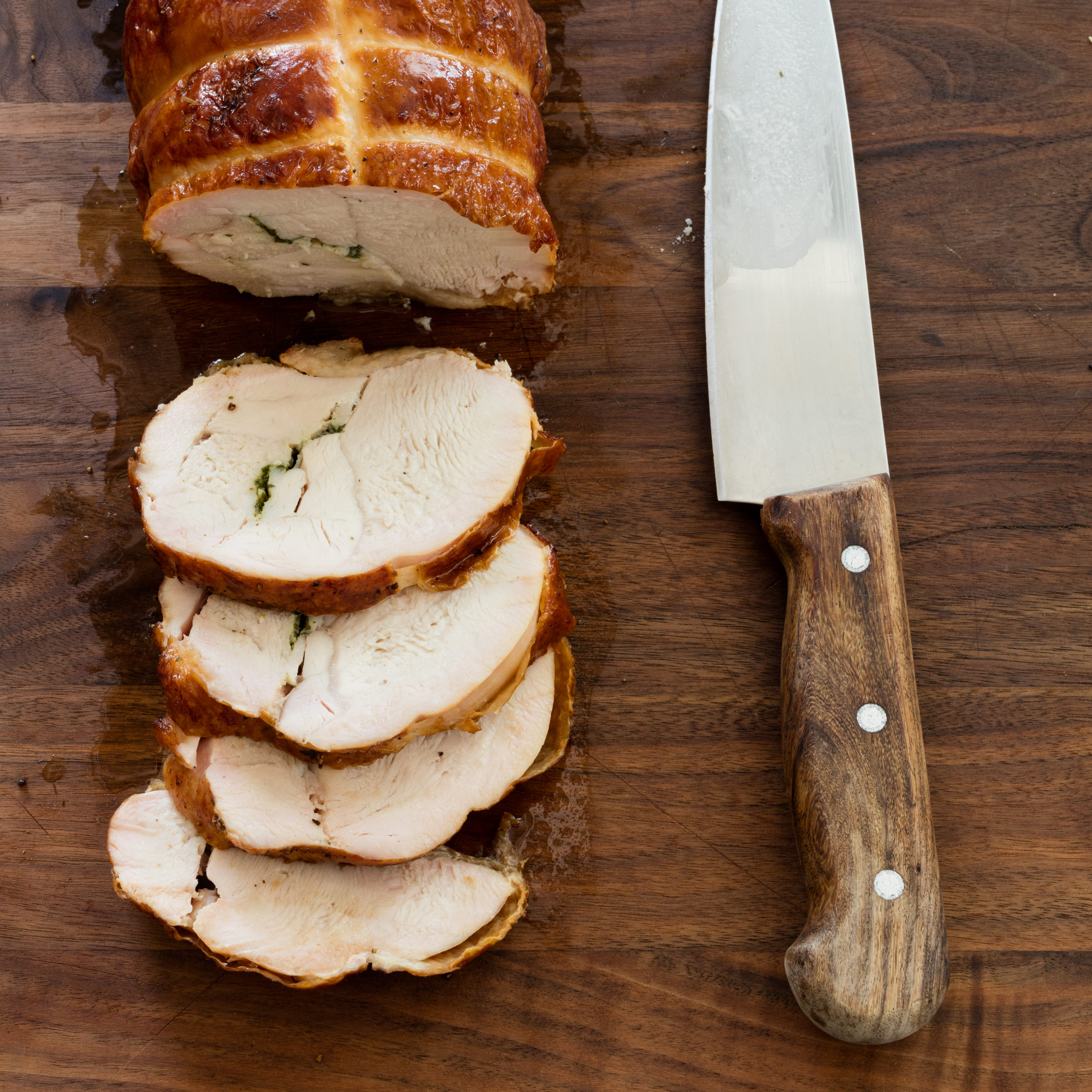 Grill Roasted Boneless Turkey Breast With Herb Butter Cook S Illustrated