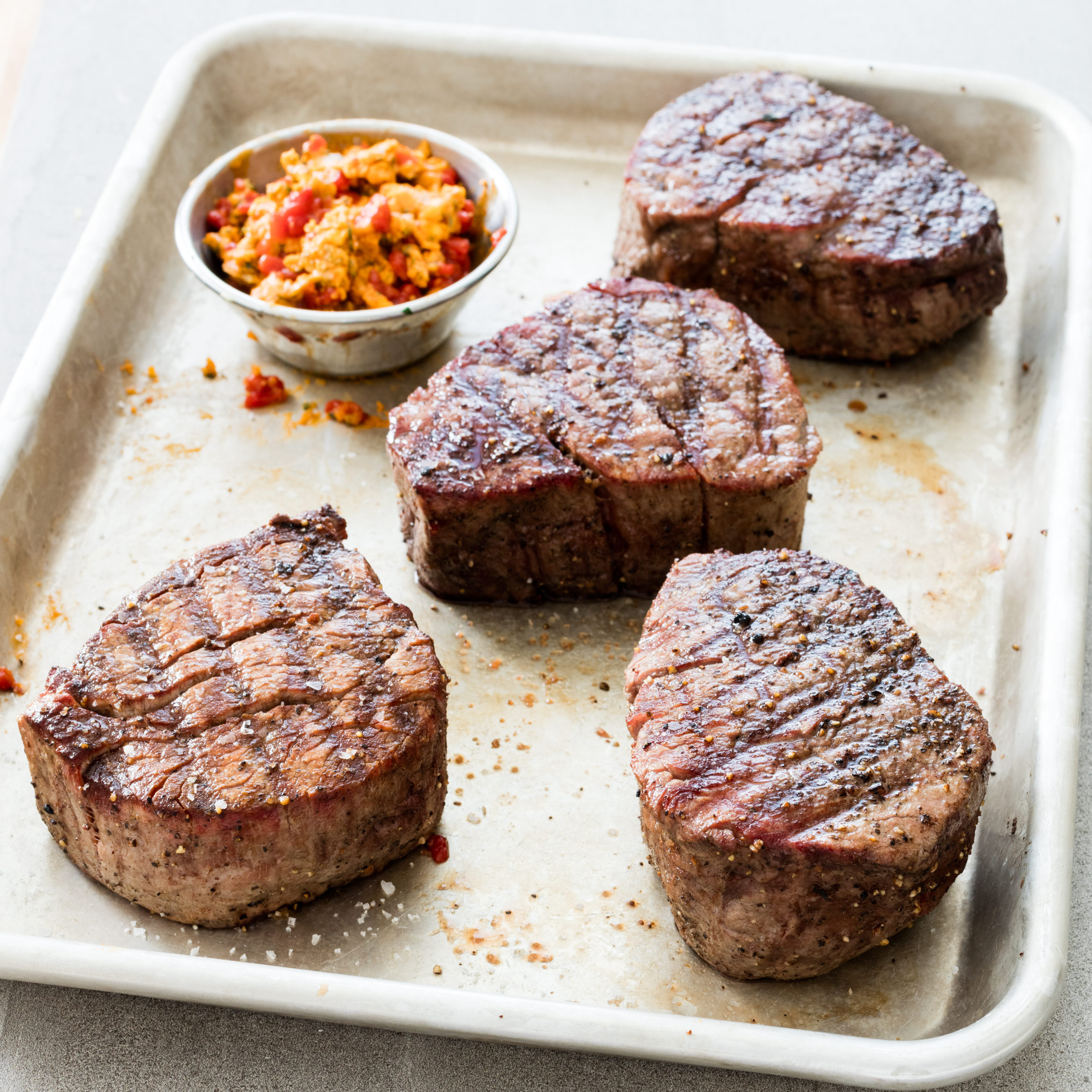 Charcoal-Grilled Filets Mignons