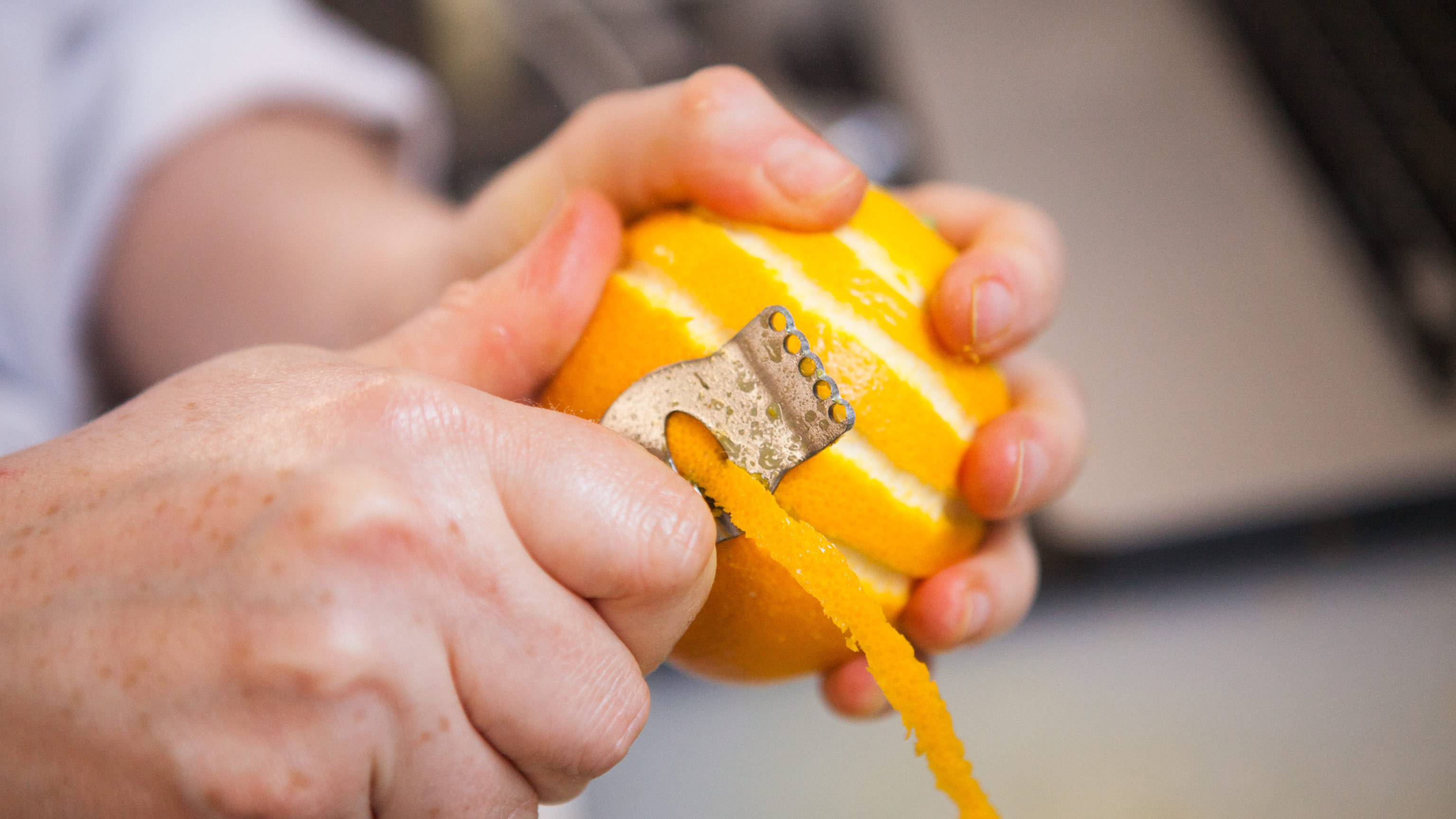 Lemon Zester Tool For Kitchen - Citrus Zester Tool With Channel  Knife,orange Zester Grater With Handle,citrus Peeler For Cocktails