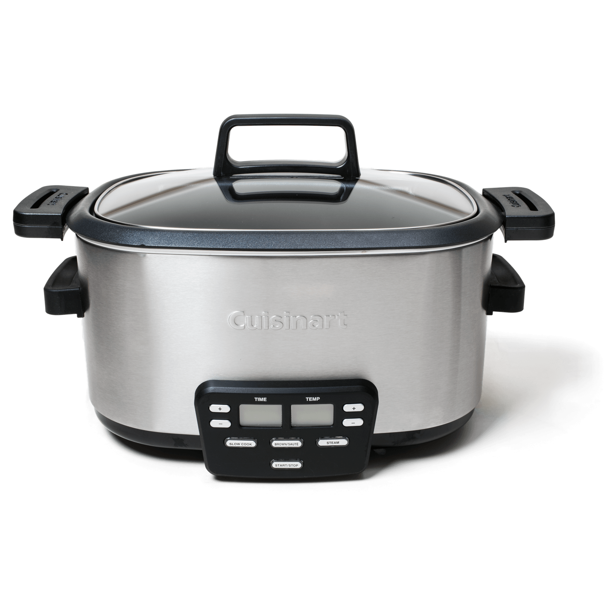 KitchenAid 6-Quart Slow Cooker with Solid Glass Lid, Stainless Steel