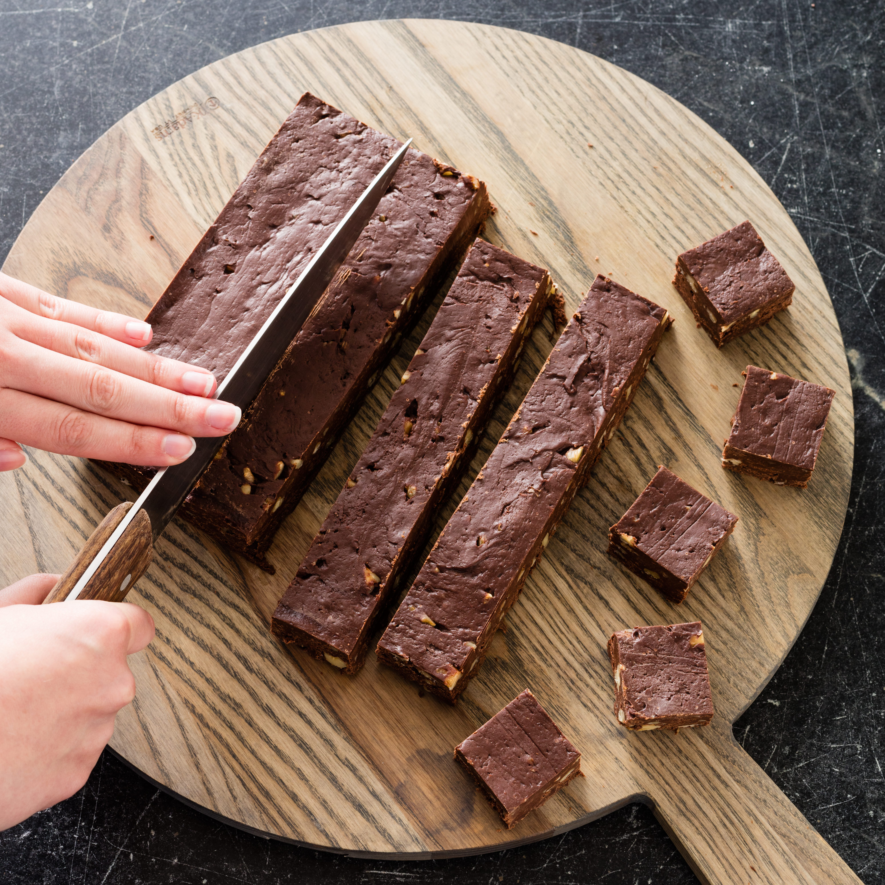 15-Minute Chocolate Walnut Fudge - Once Upon a Chef