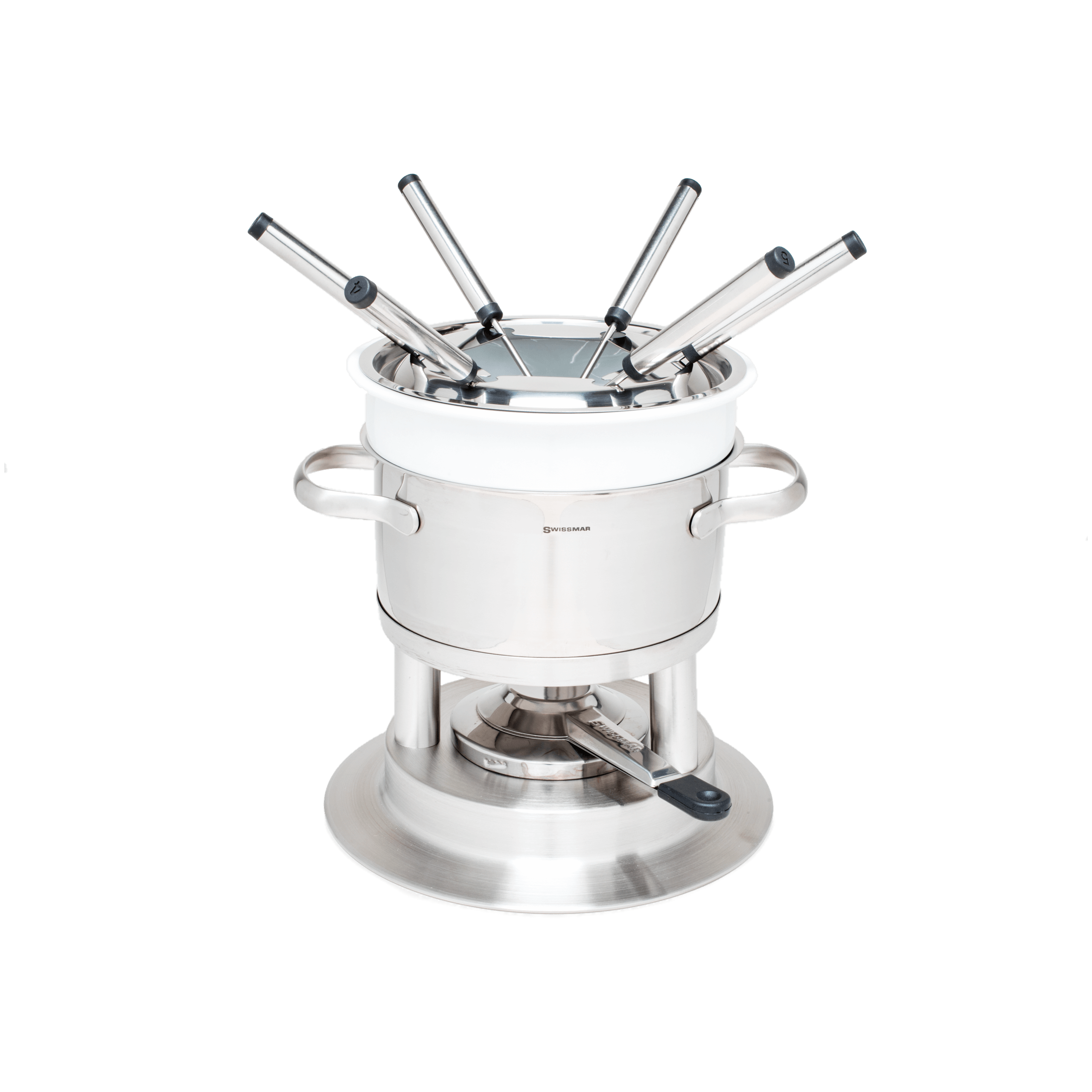 Oster Titanium Infused DuraCeramic 3 Quart Fondue Pot in Grey