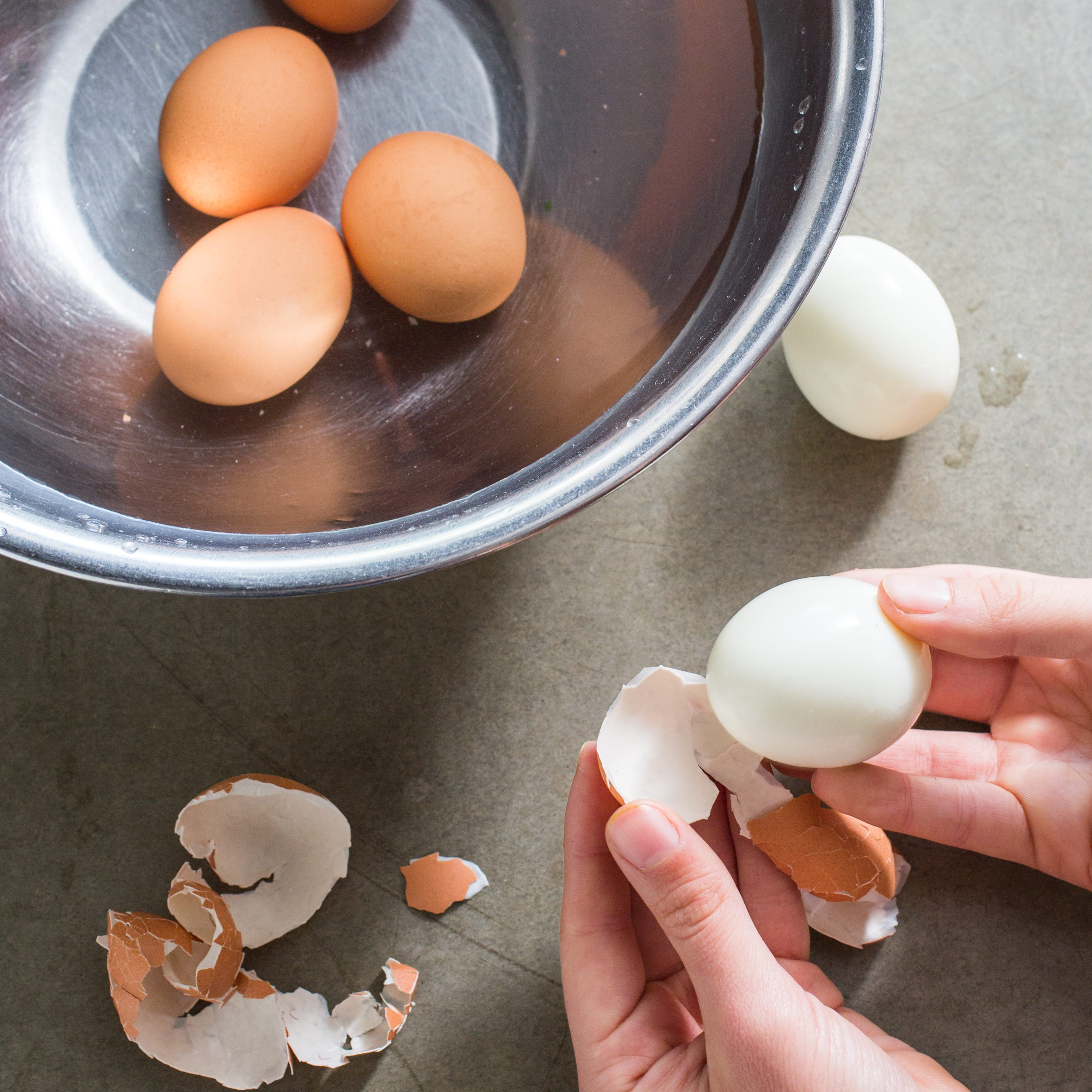 The Simple Secret to Easy Peel Boiled Eggs