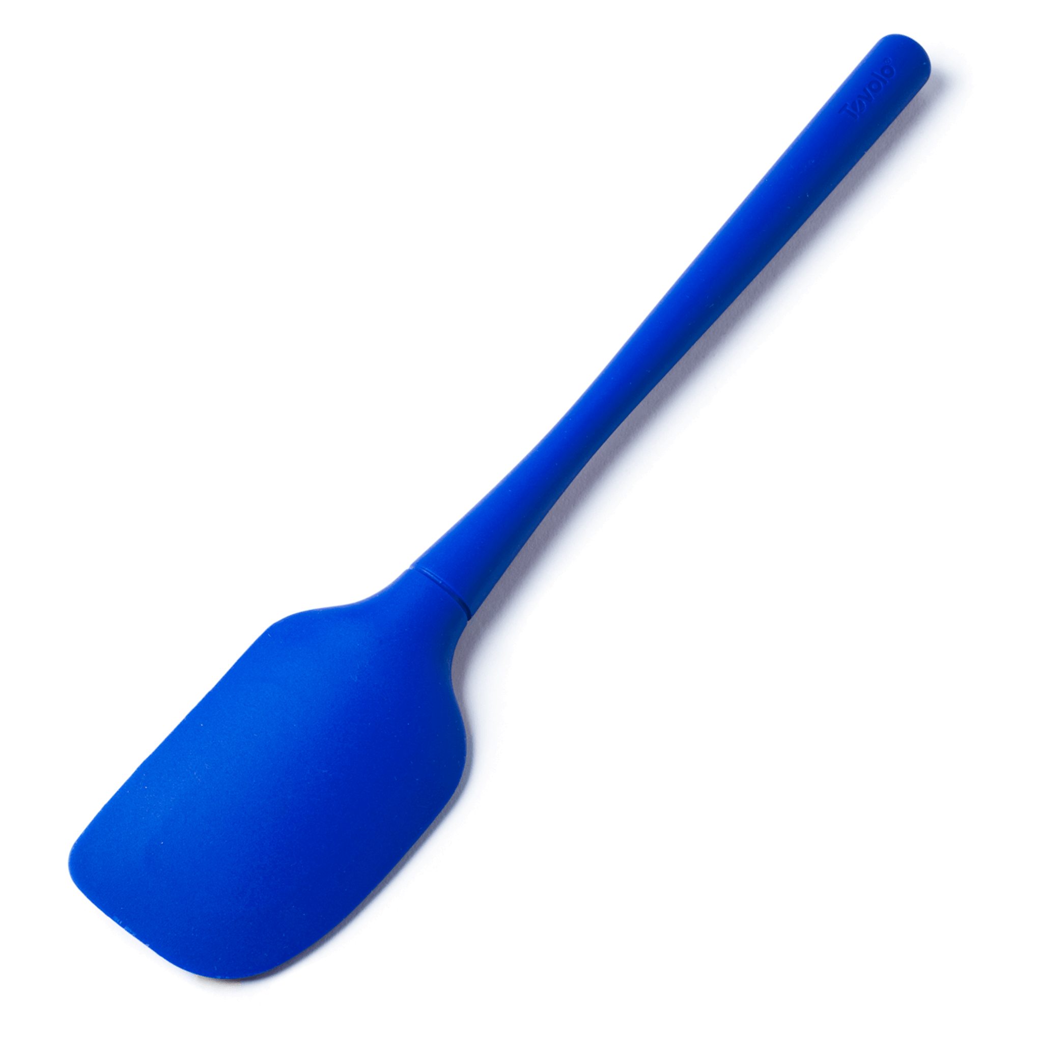 1pc Transparent Double Color Silicone Wide Mouth Fry Spatula For Kitchen Use,  Color Random