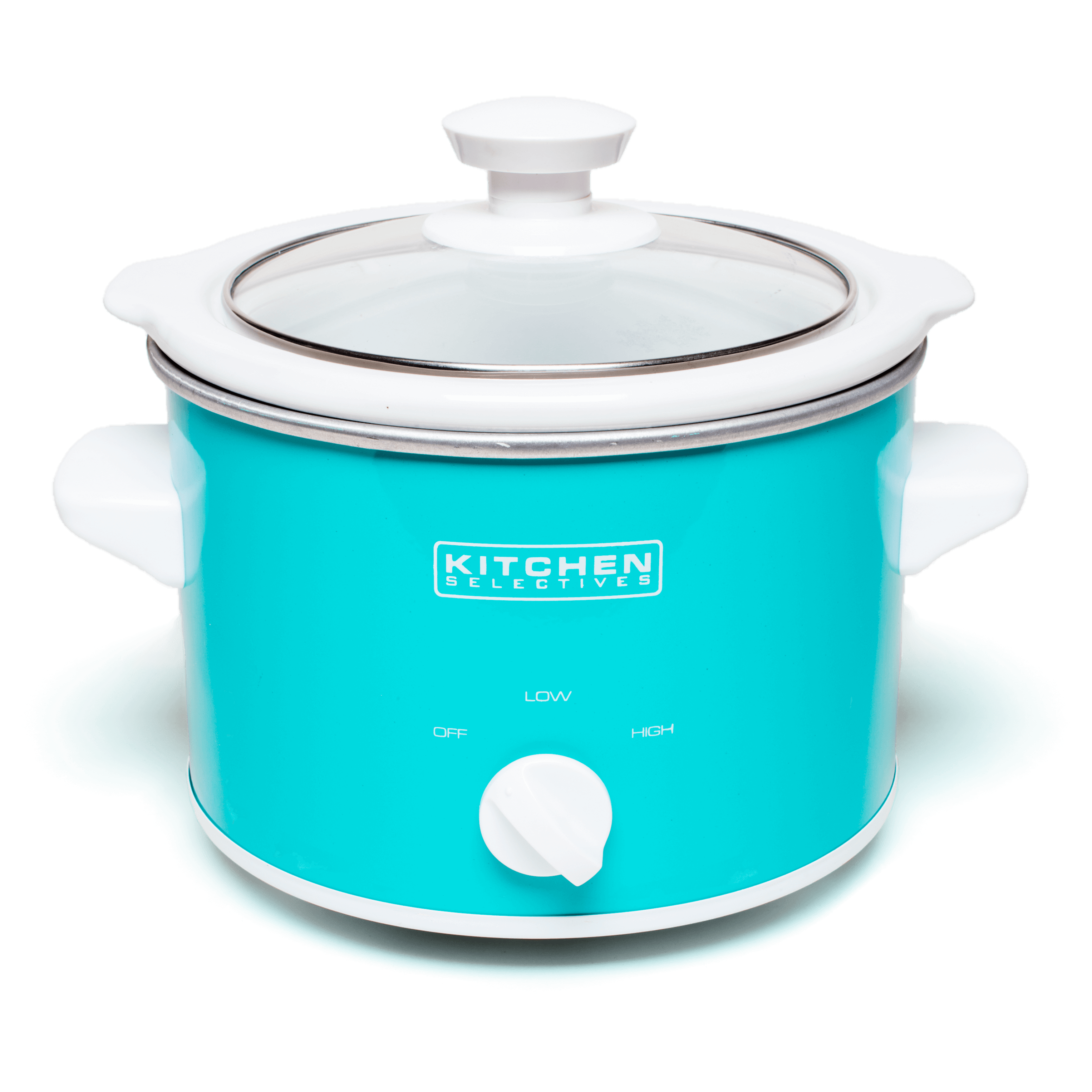 Elite 2-Quart Turquoise Oval Slow Cooker at