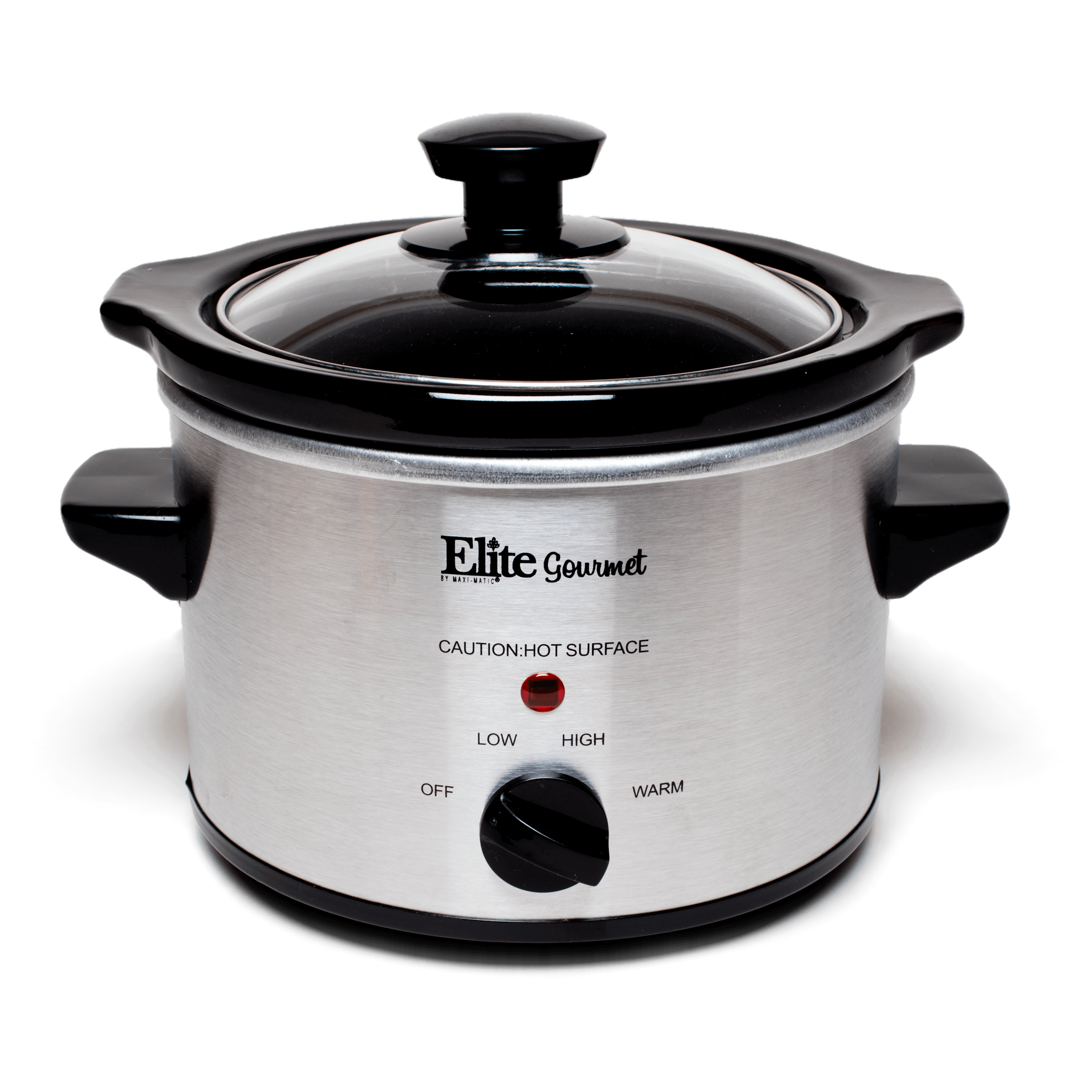 Elite Gourmet Electric Slow Cooker in Purple