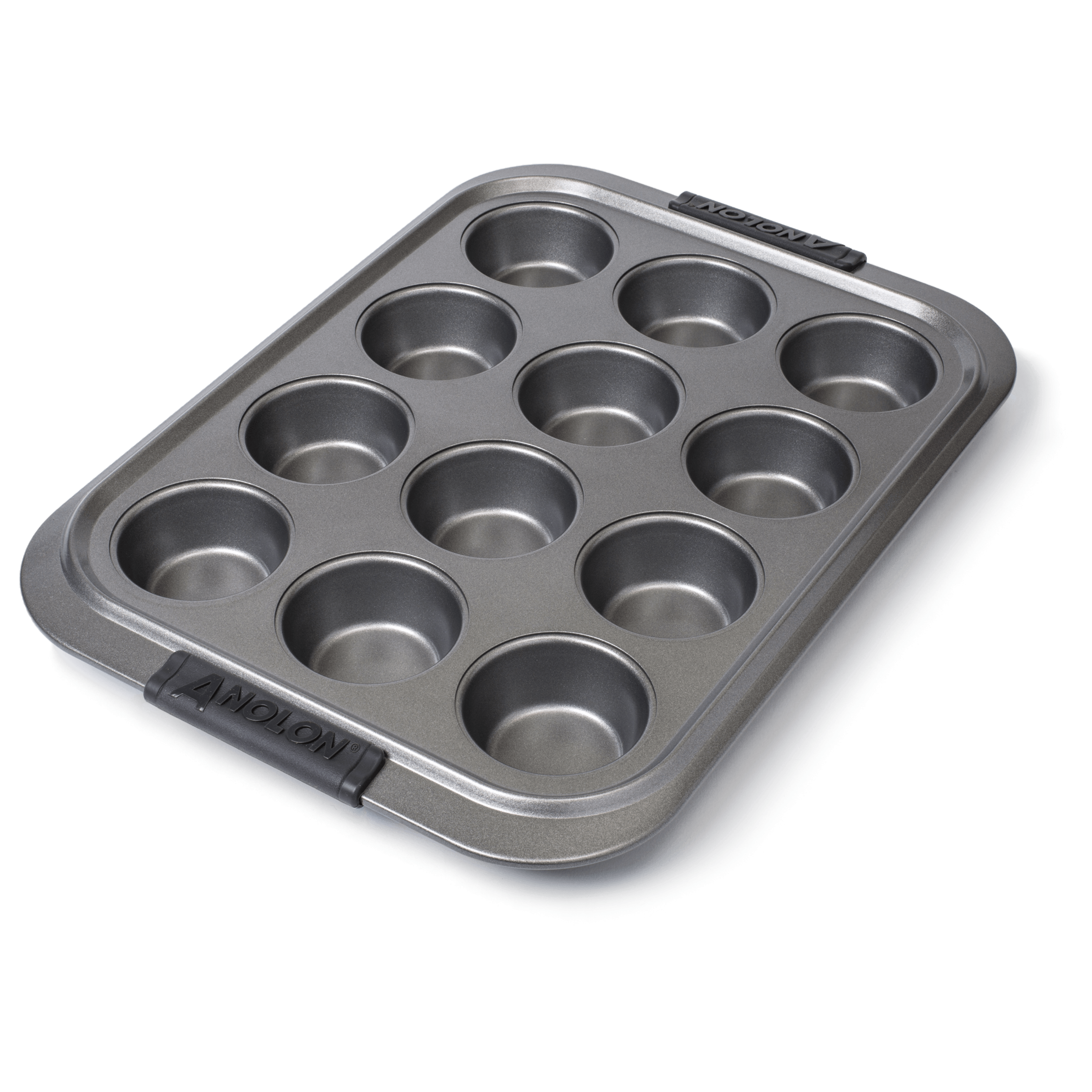  Farberware Nonstick Bakeware 12-Cup Muffin Tin / Nonstick 12-Cup  Cupcake Tin - 12 Cup, Gray