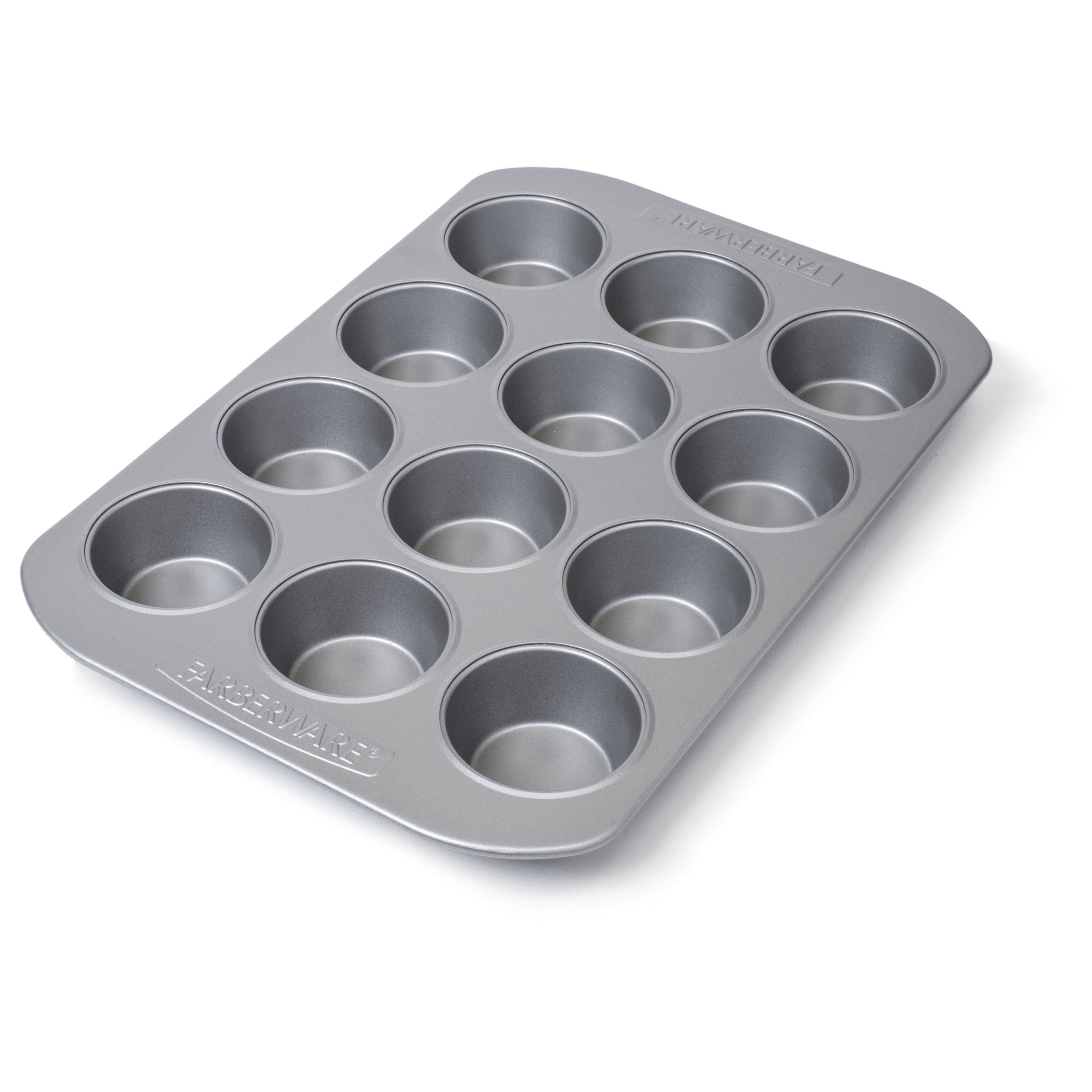Circulon 12-Cup Gray Nonstick Bakeware Muffin Pan
