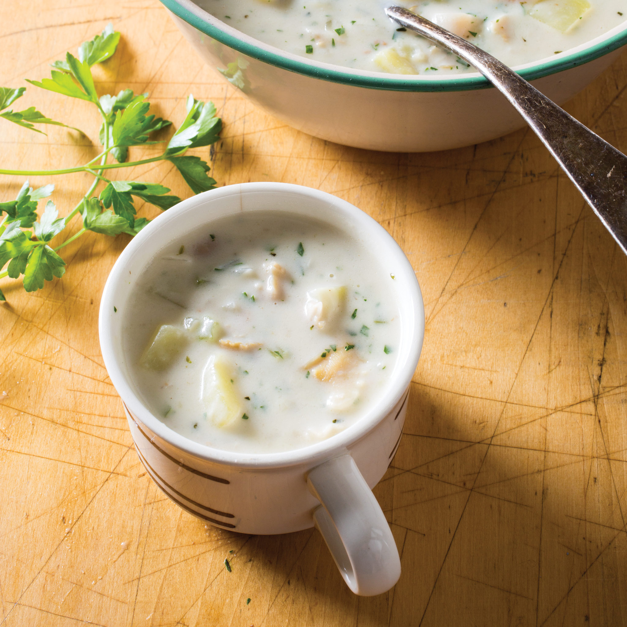 New England Clam Chowder from the Soup Kitchen