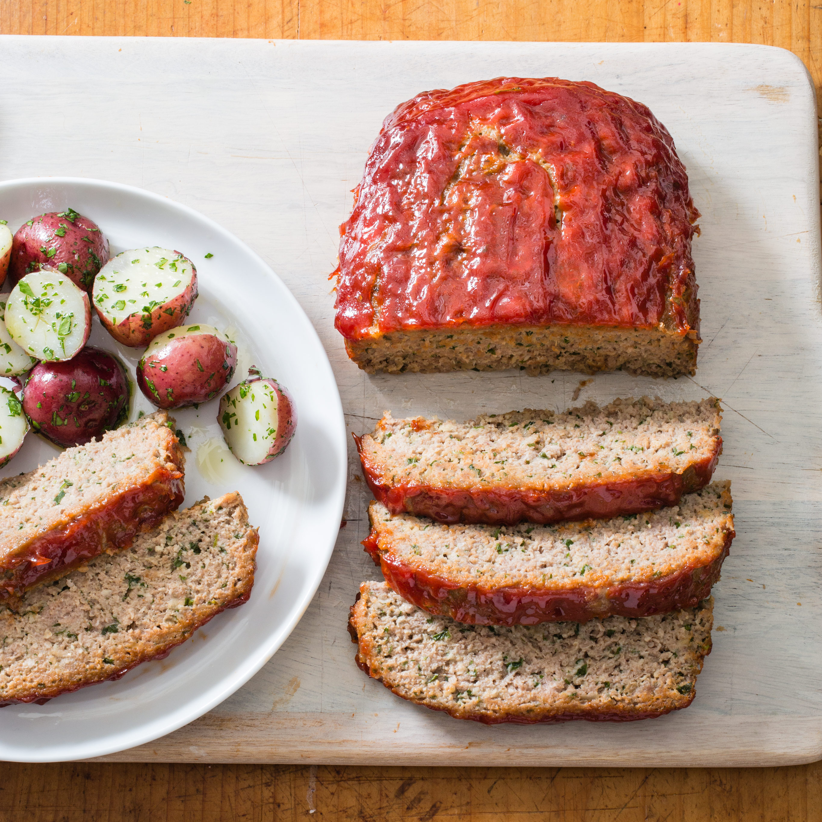 Turkey Meatloaf with Ketchup-Brown Sugar Glaze