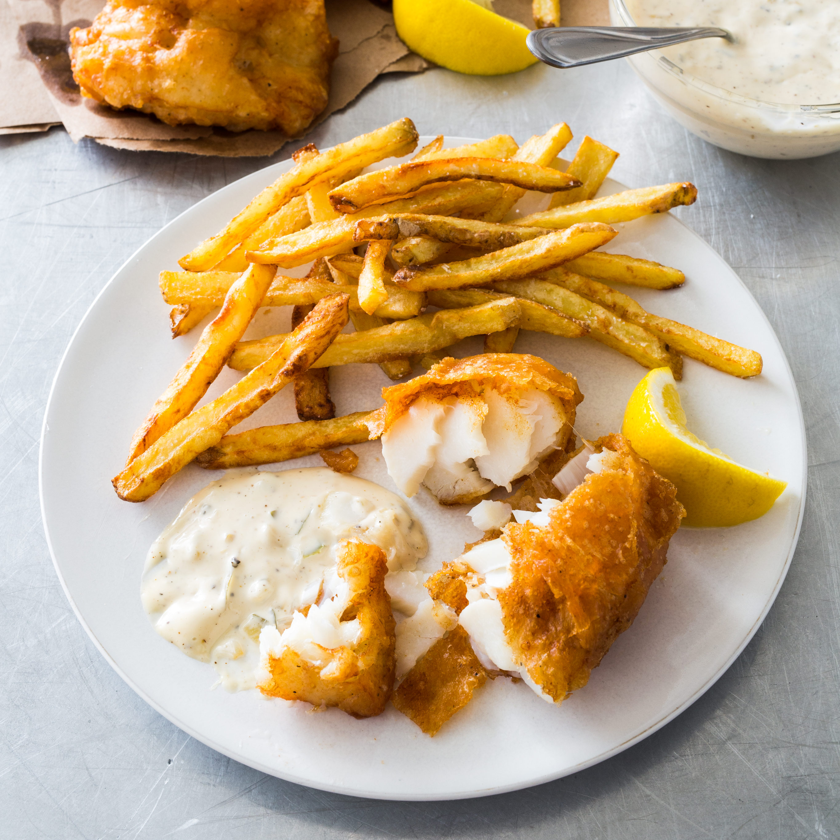 Fish and Chips (Scottish Fish and Chip Shop Recipe) - Christina's Cucina