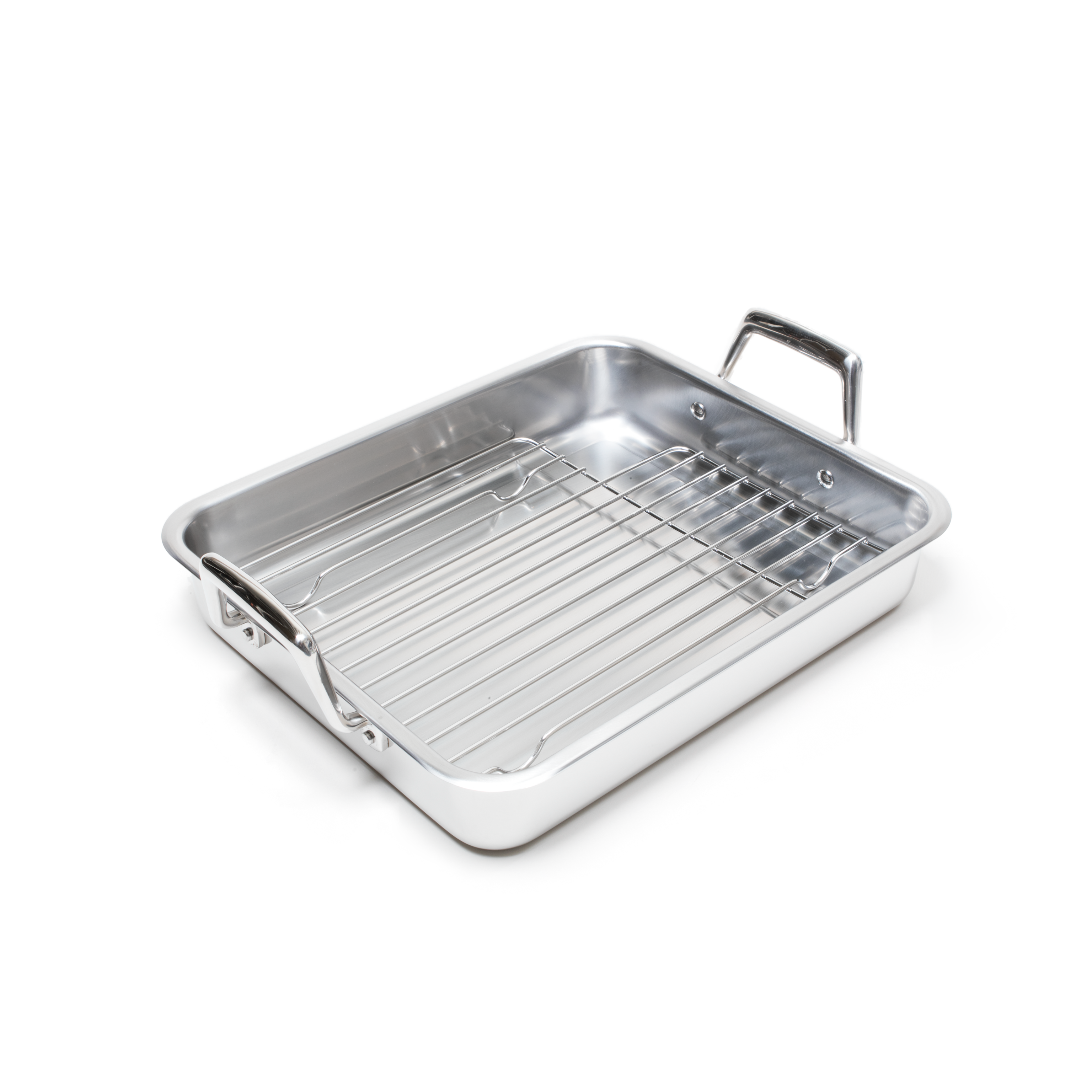 16 Inch Nonstick Roasting Pan with V Rack - Tramontina US