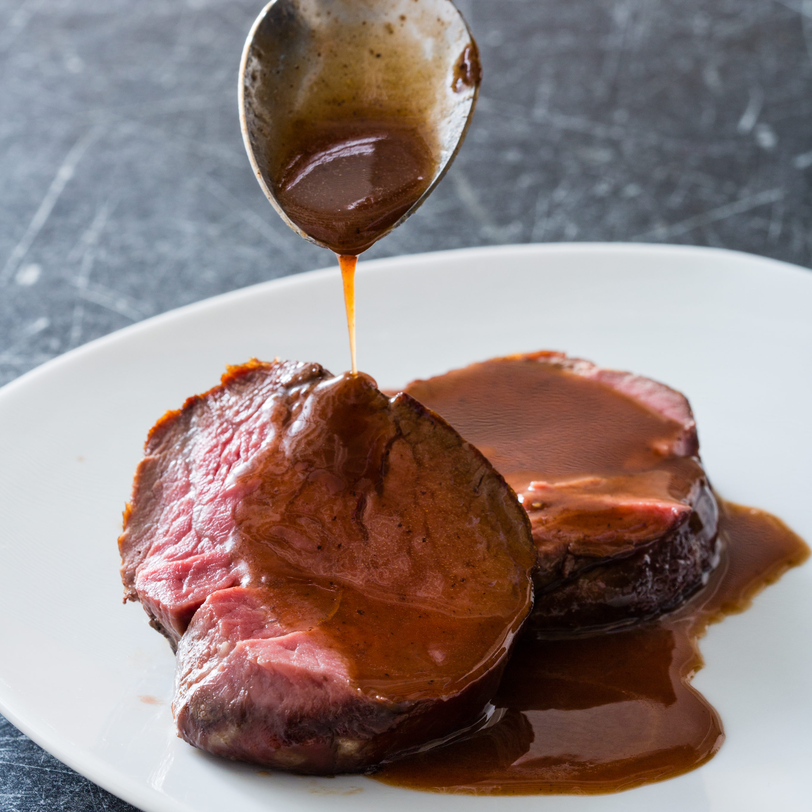 Steak with Red Wine-Shallot Sauce Recipe