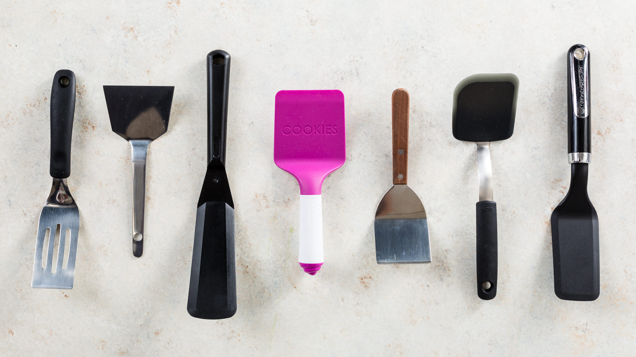 Silicone Cookie Scoop & Small Spatula Set