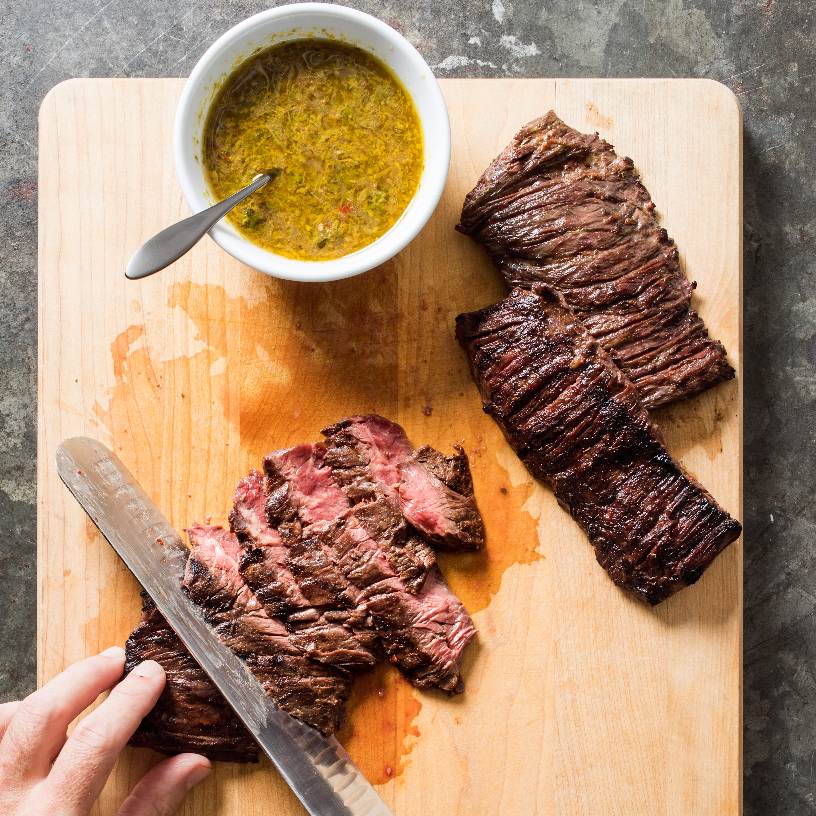 Flank Steak with Mojo Gremolata