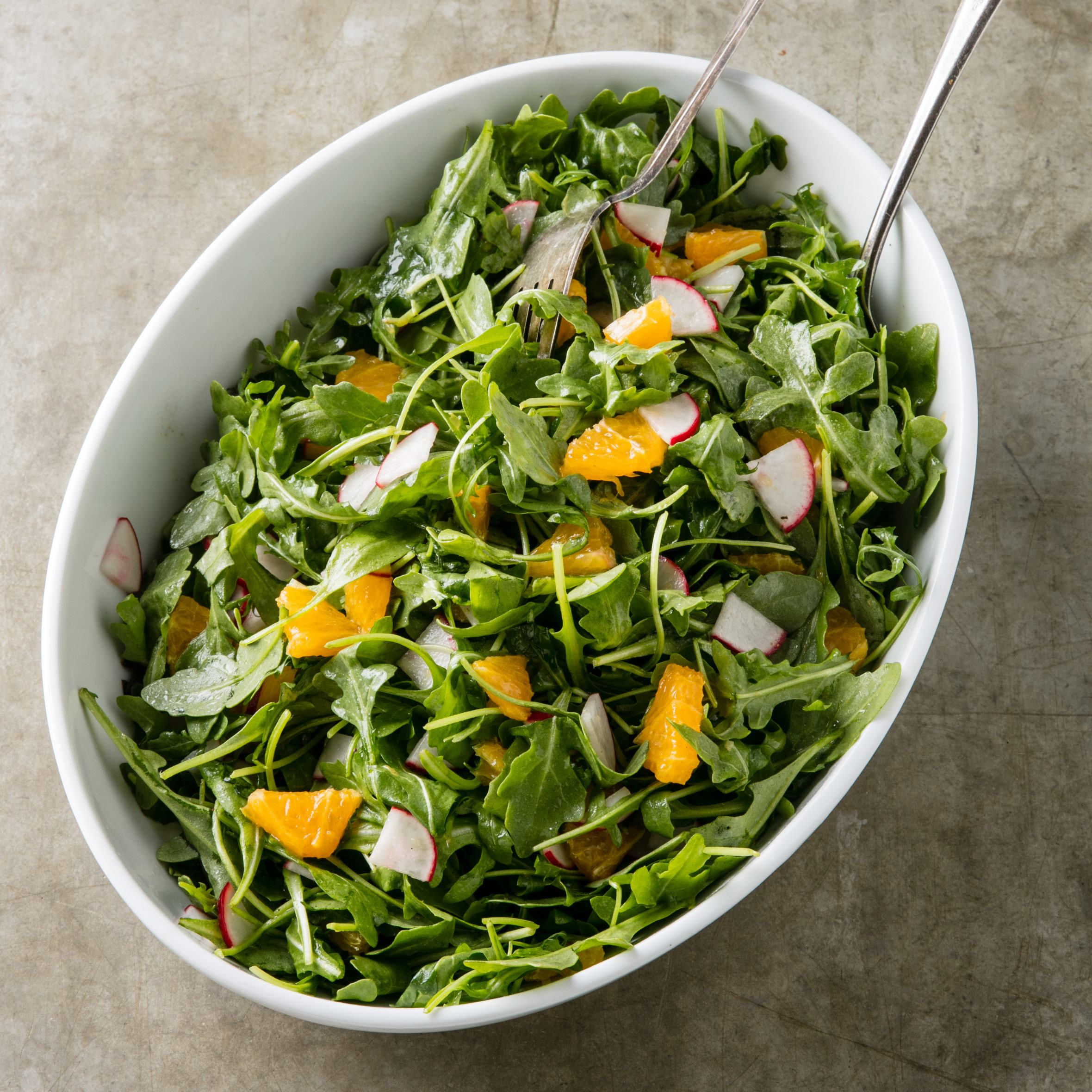 arugula salad orange