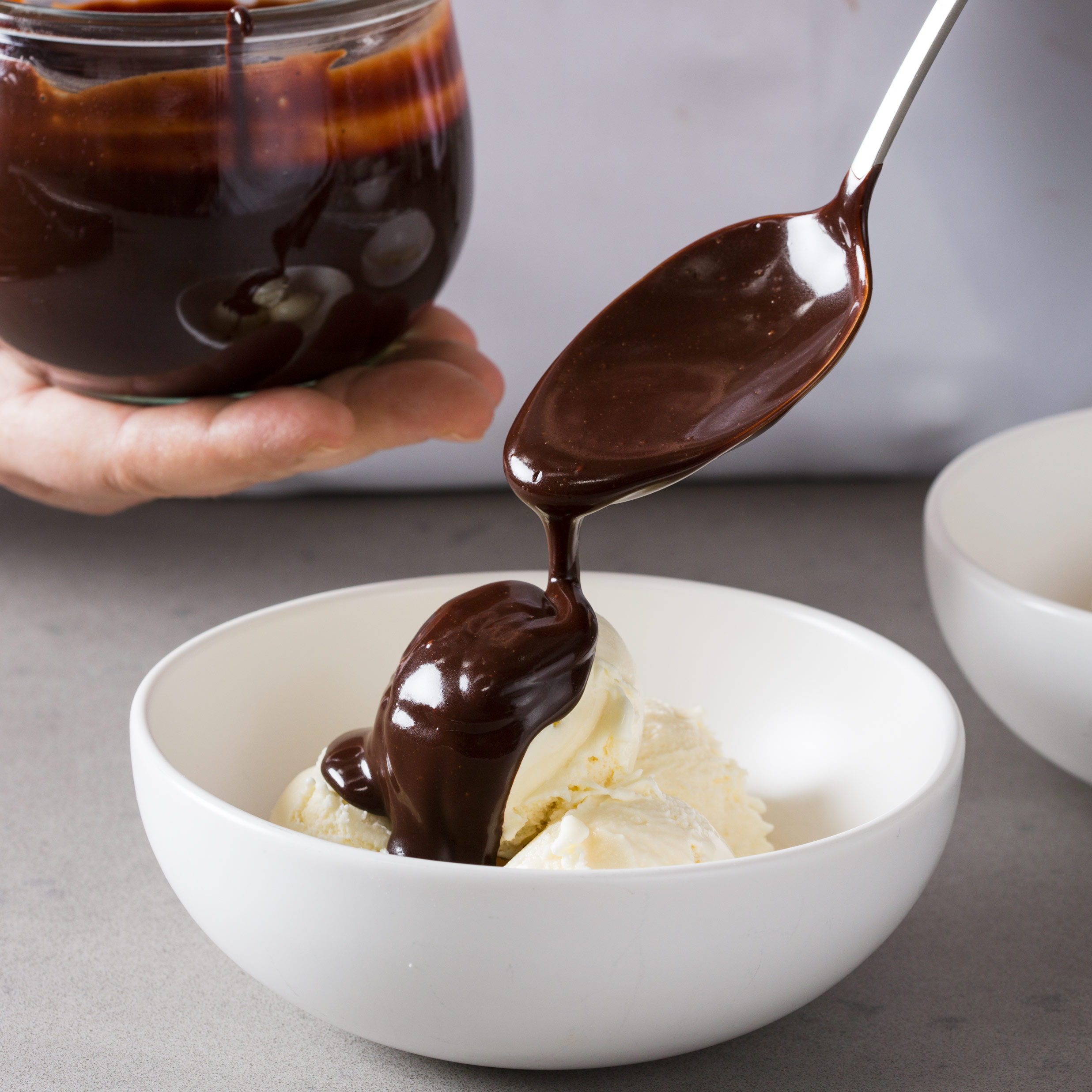 Dark Chocolate Fudge Sauce | America&#39;s Test Kitchen