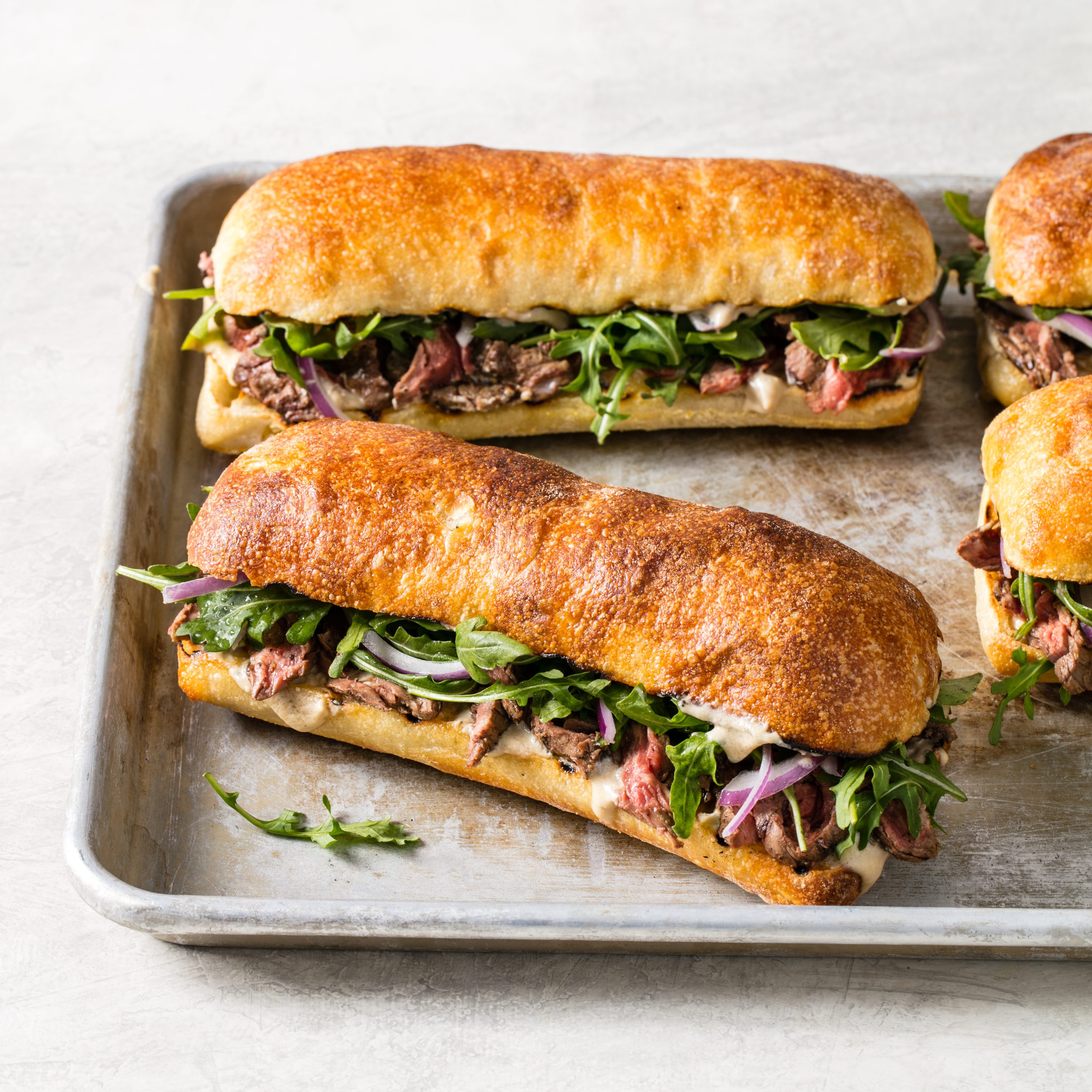 Grilled Flank Steak Sandwich Recipe 