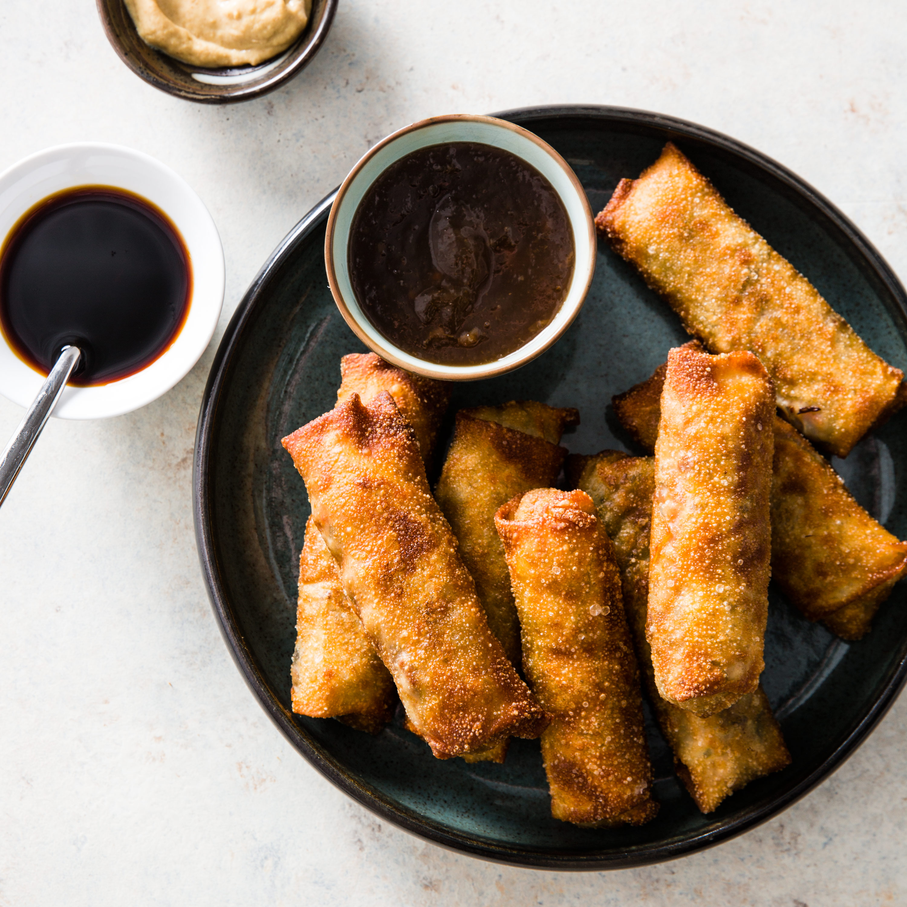 Crispy Lasagna Egg Rolls