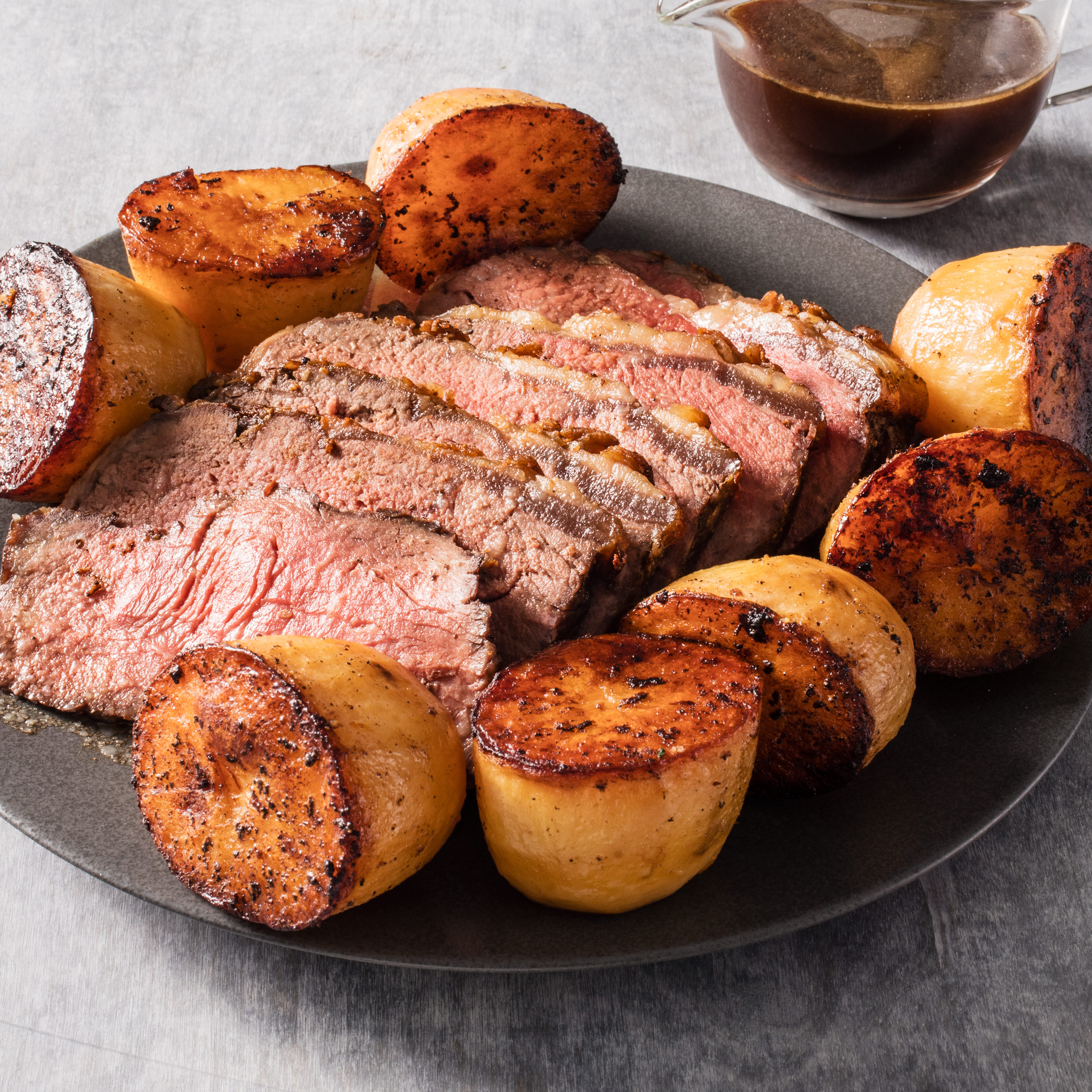 Skillet Beef Top Loin Roast With Potatoes Cook S Illustrated