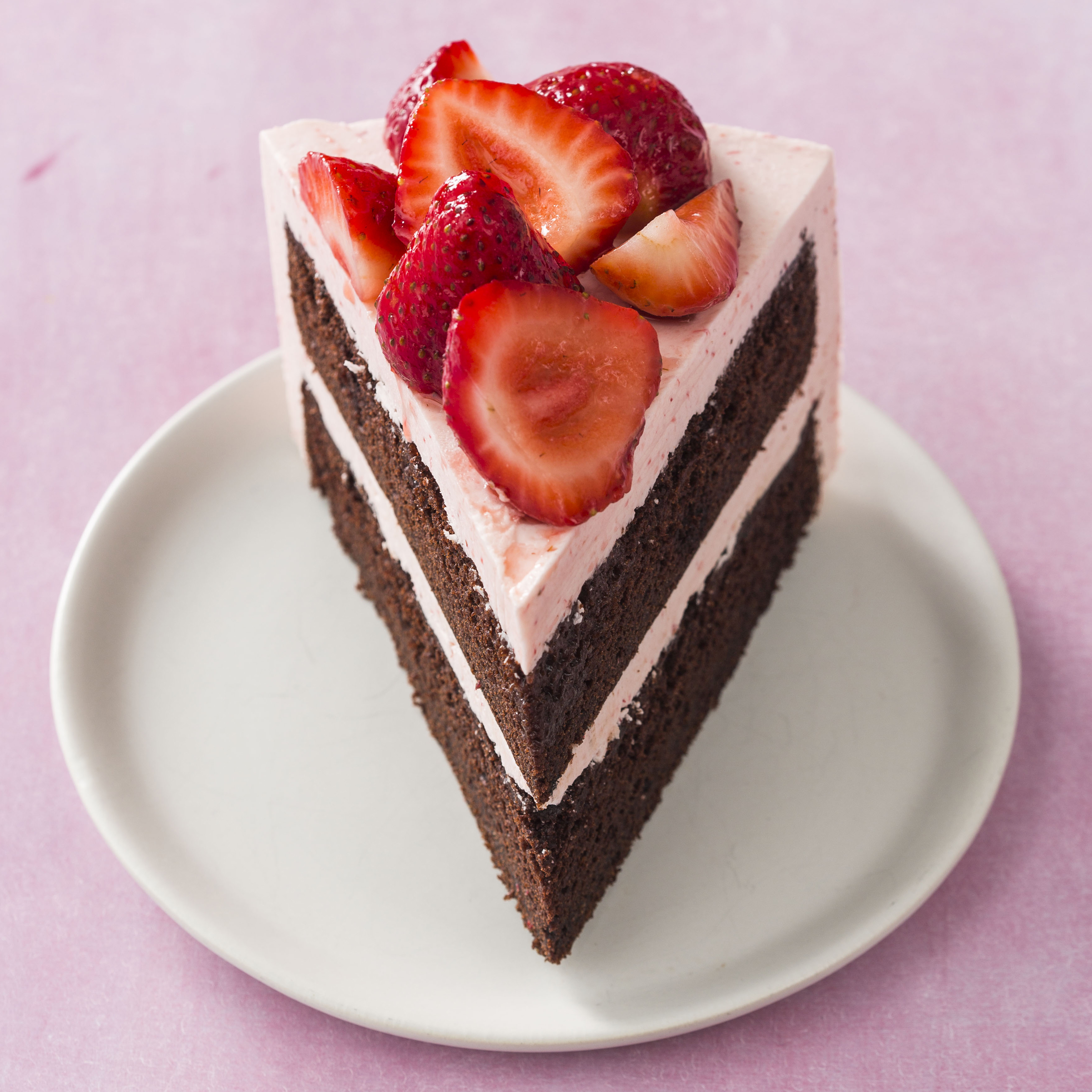 Semisweet Chocolate Layer Cake with Vanilla Cream Filling Recipe | Bon  Appétit
