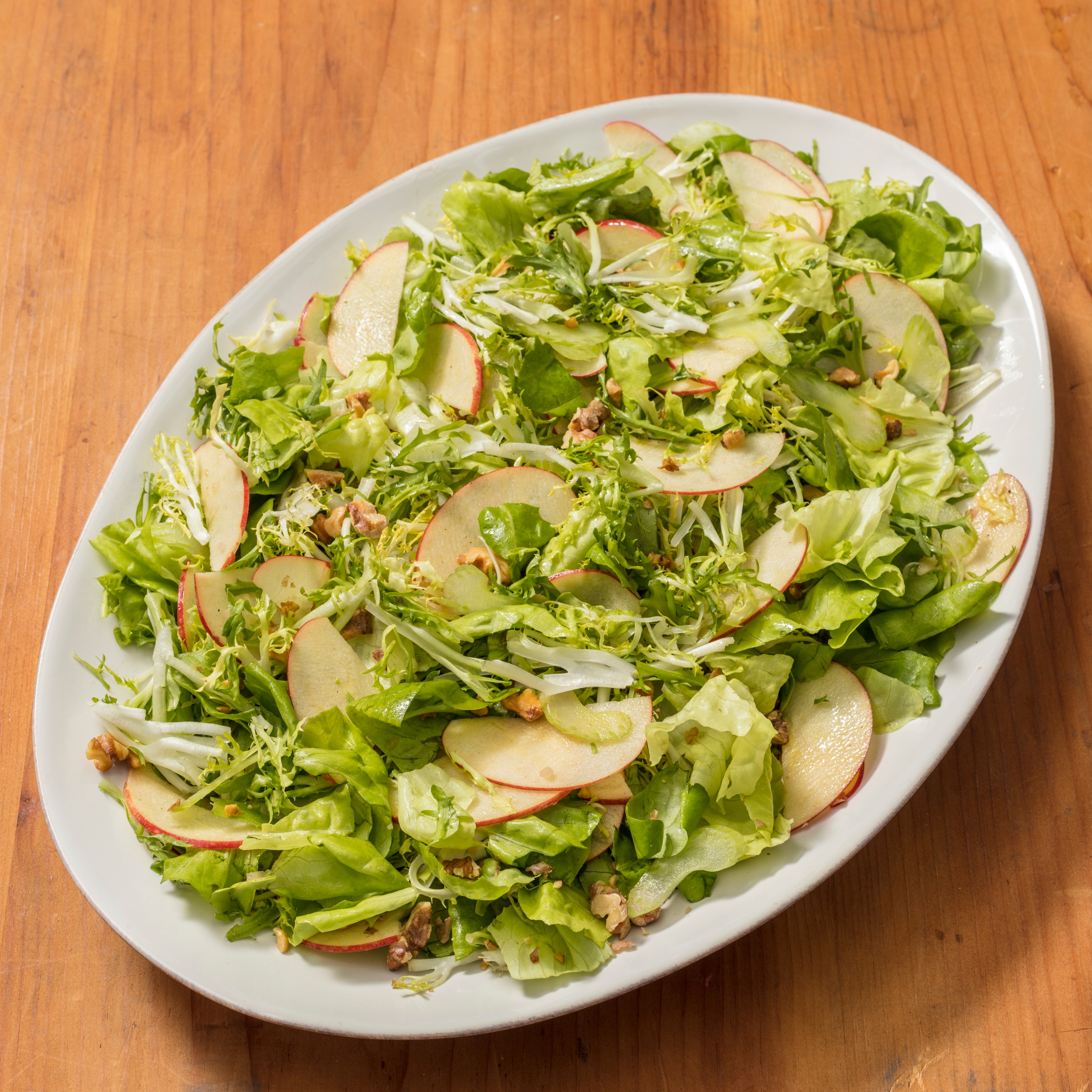 Bibb And Frisee Salad With Apple And Celery Cook S Illustrated