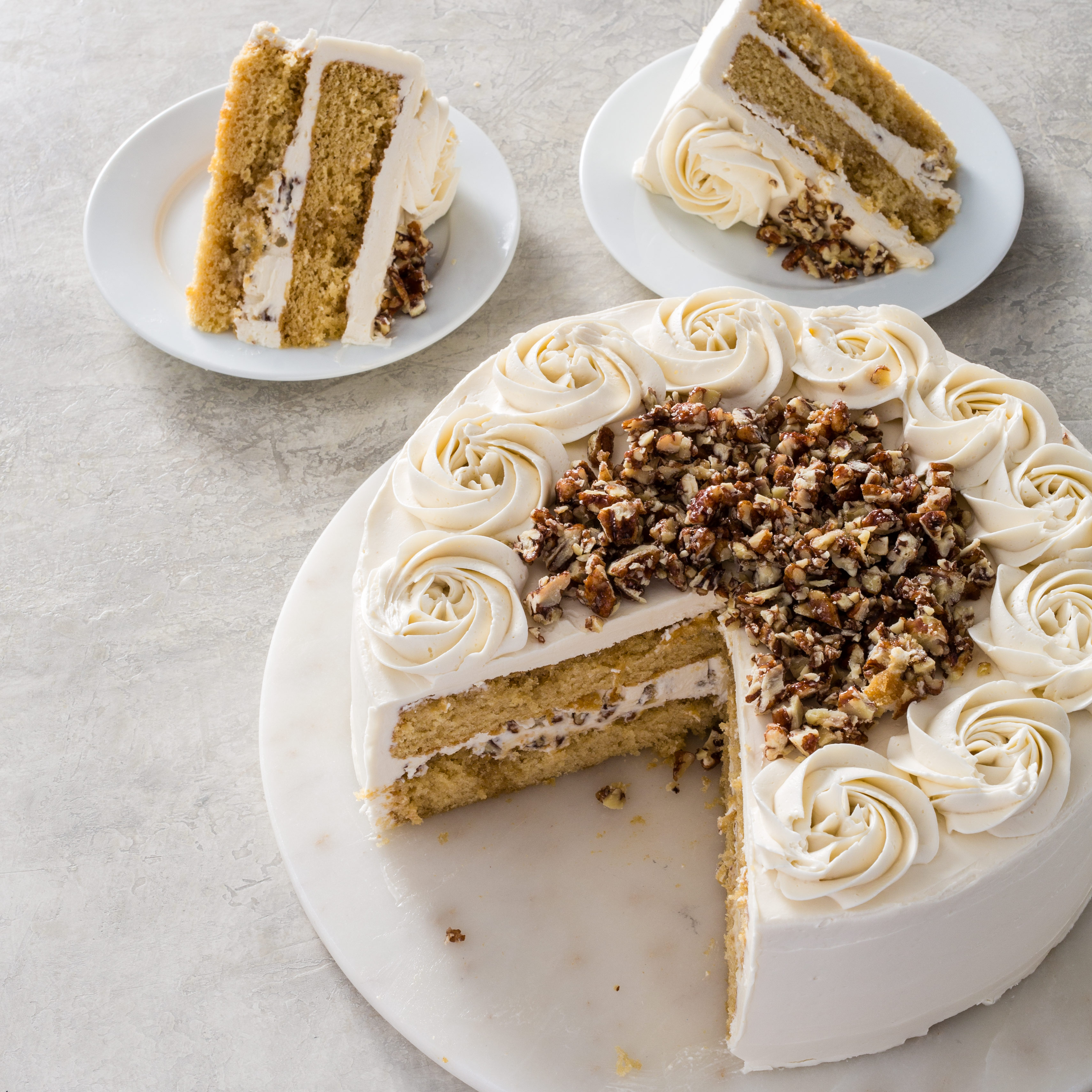 Chocolate Praline Layer Cake Recipe - Pillsbury.com