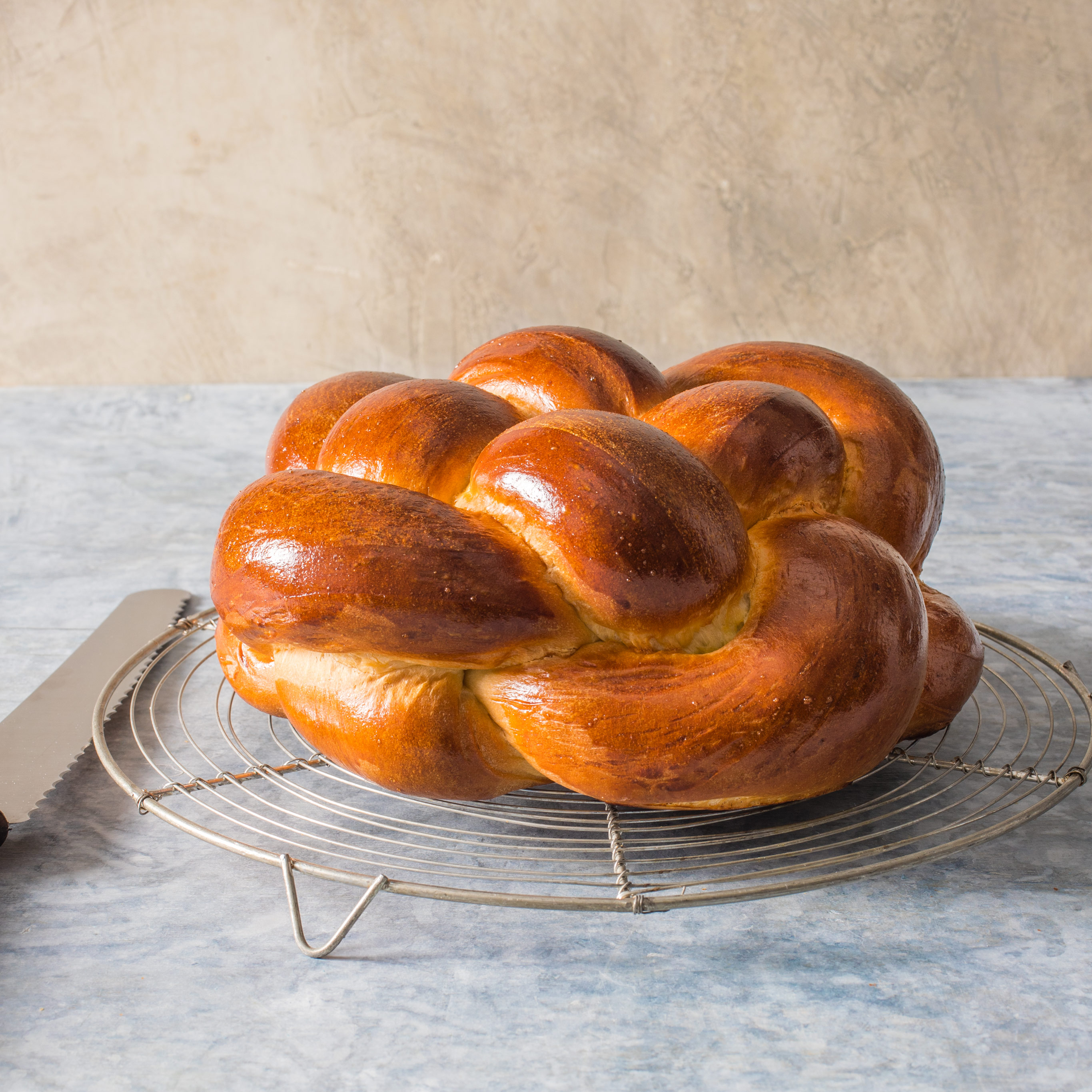 Challah Bread: How to Braid Round Challah & 4-Strand