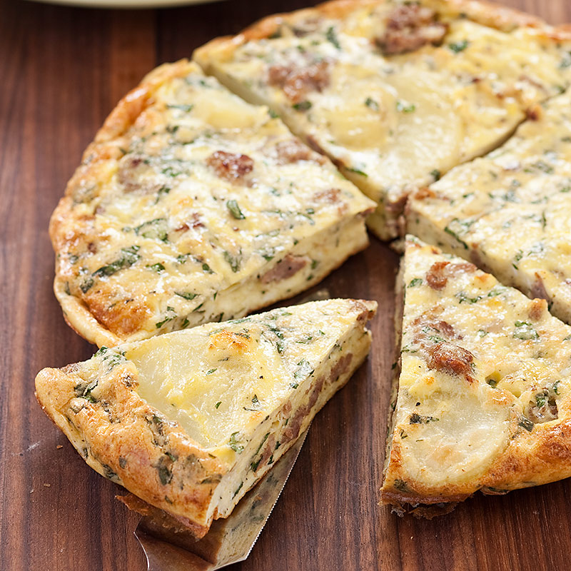 Potato and Sausage Frittata