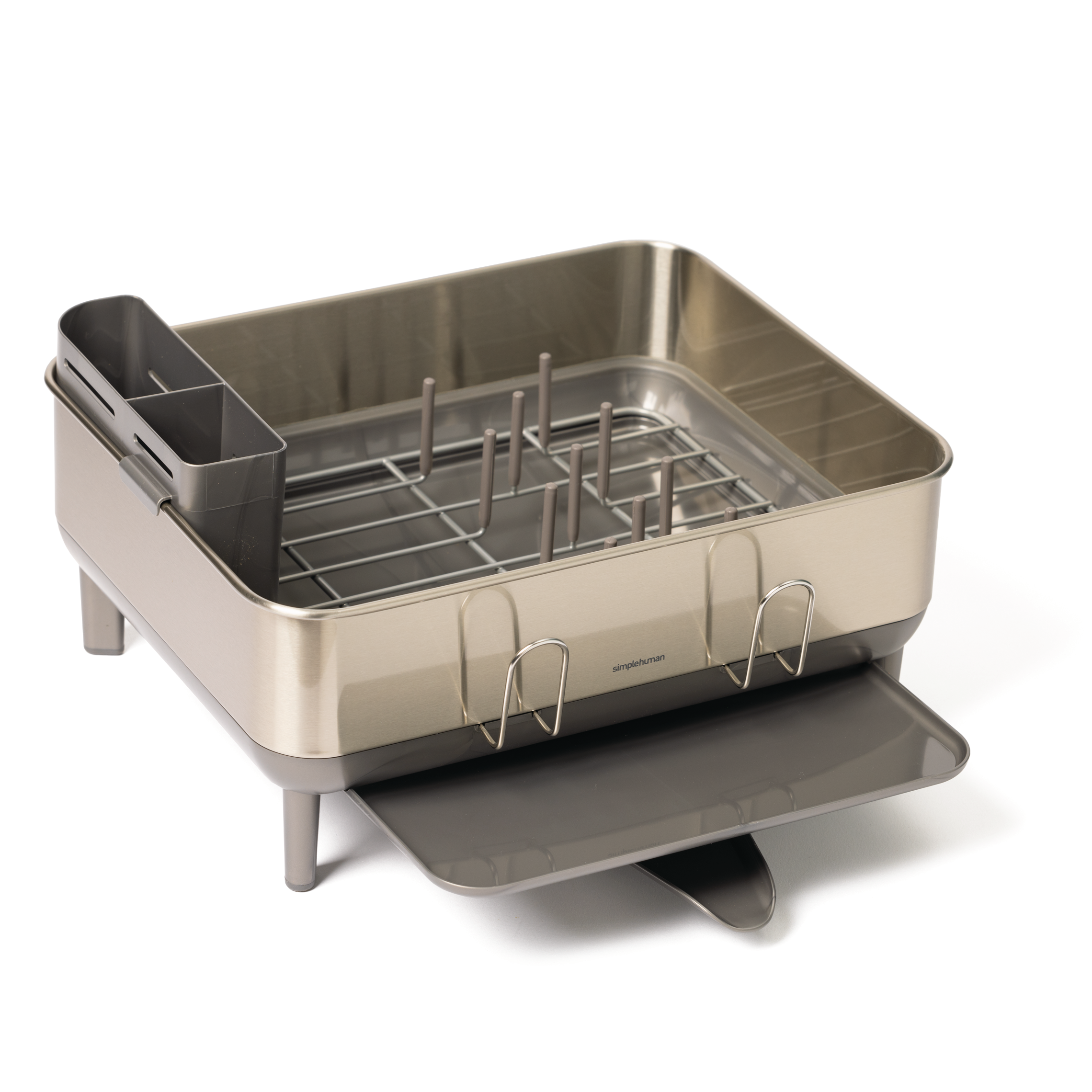 Stainless Steel Frame Dishrack Simplehuman Drainboard Simplehuman