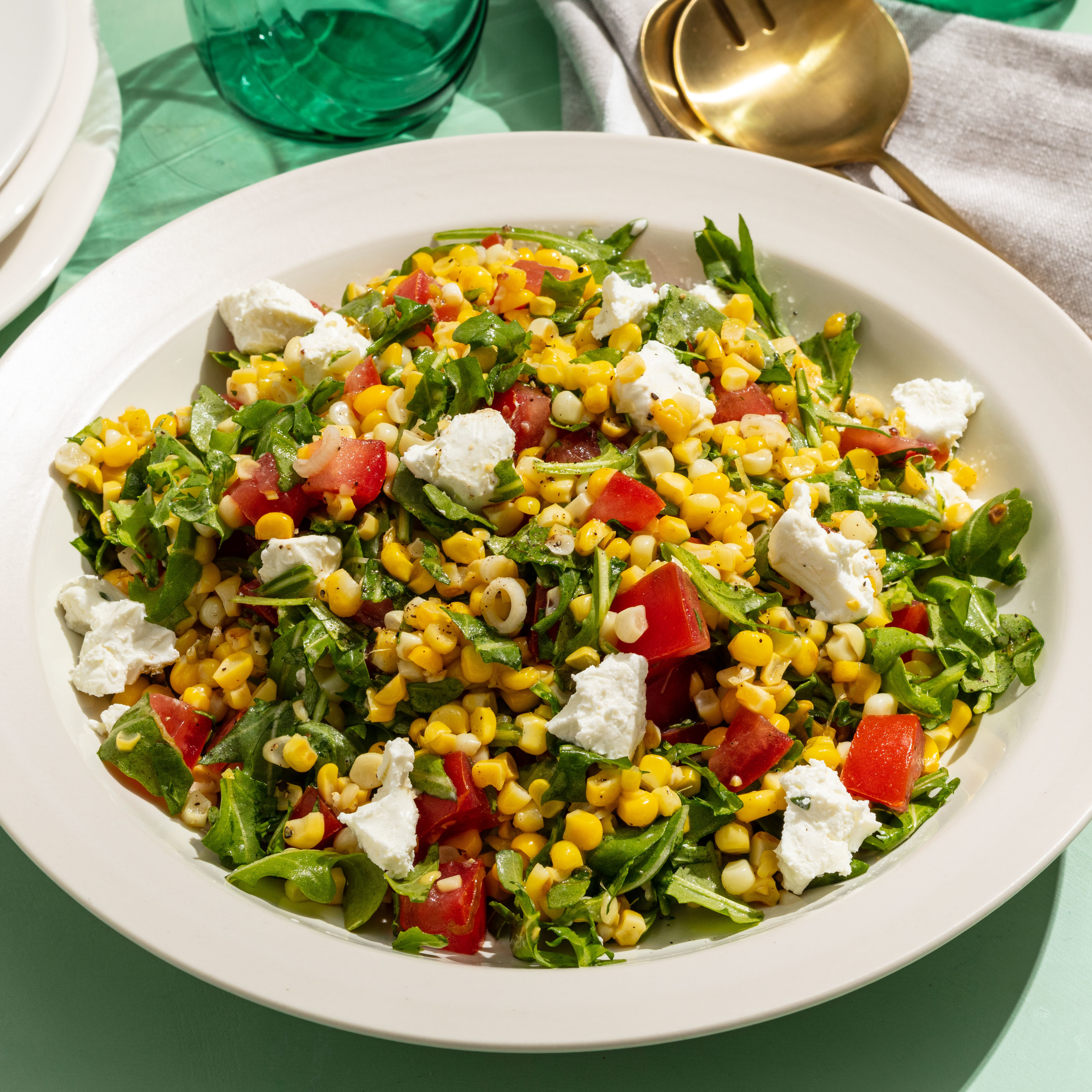 Corn and Arugula Salad