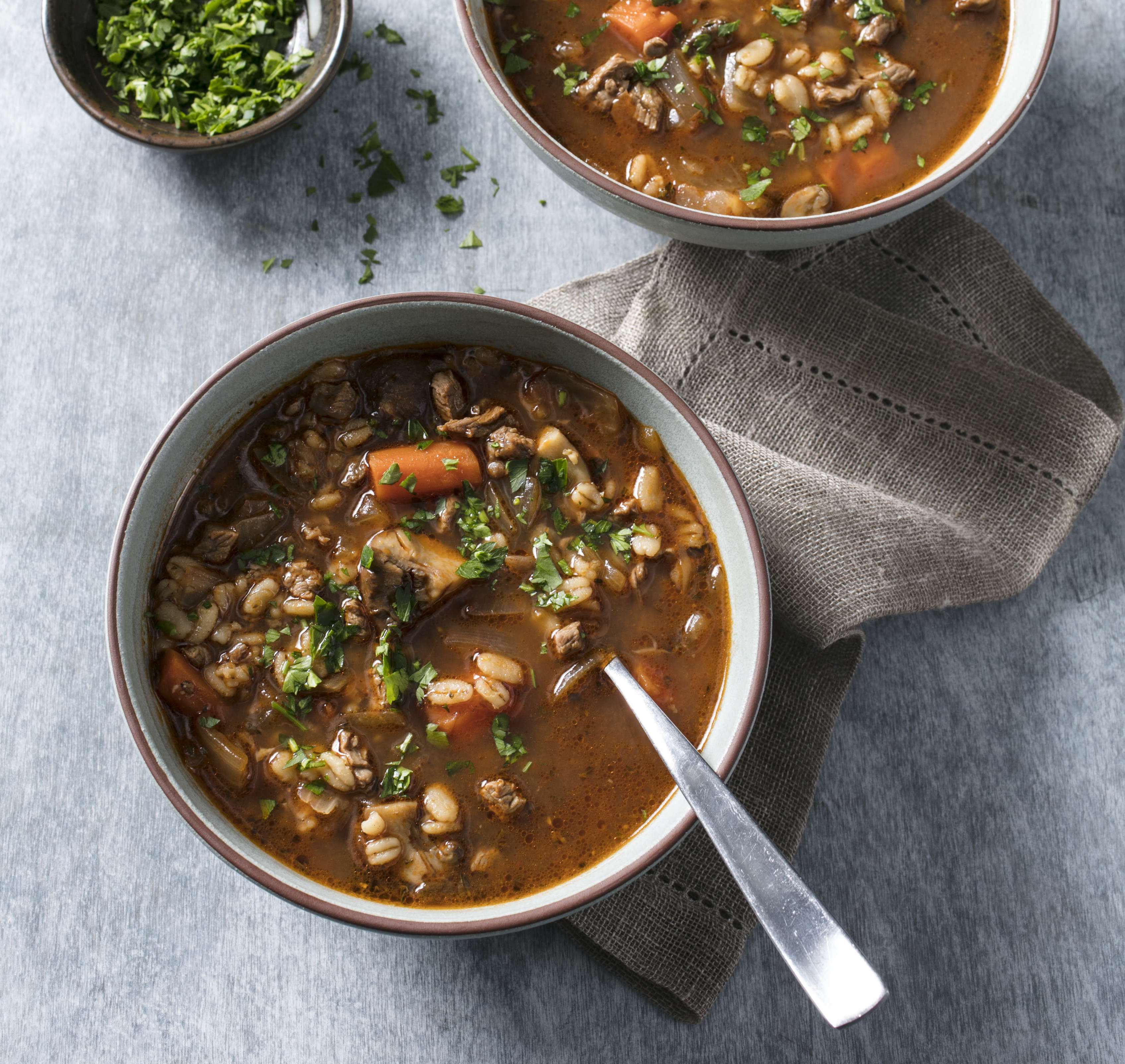 Beef and Barley Soup - Spicy Gelato Kitchen