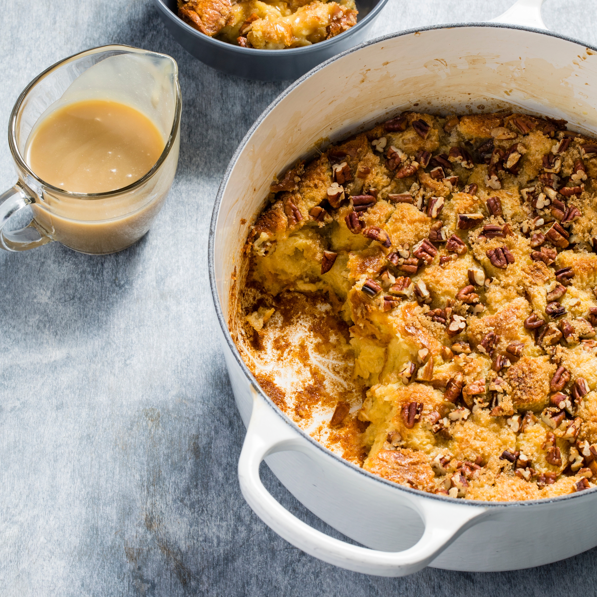 Classic Dutch Oven Bread Pudding