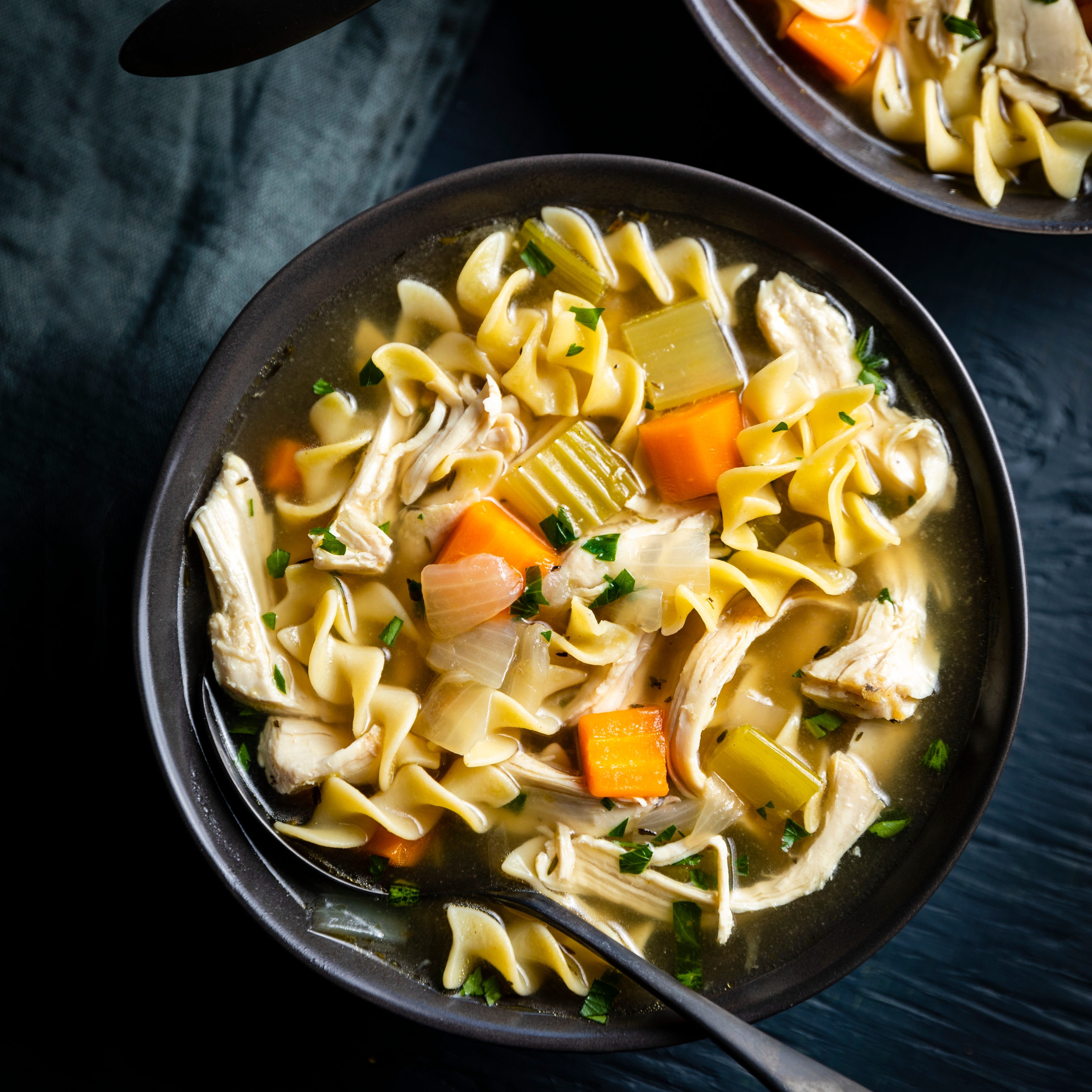Hearty Chicken Noodle Soup  America's Test Kitchen Recipe