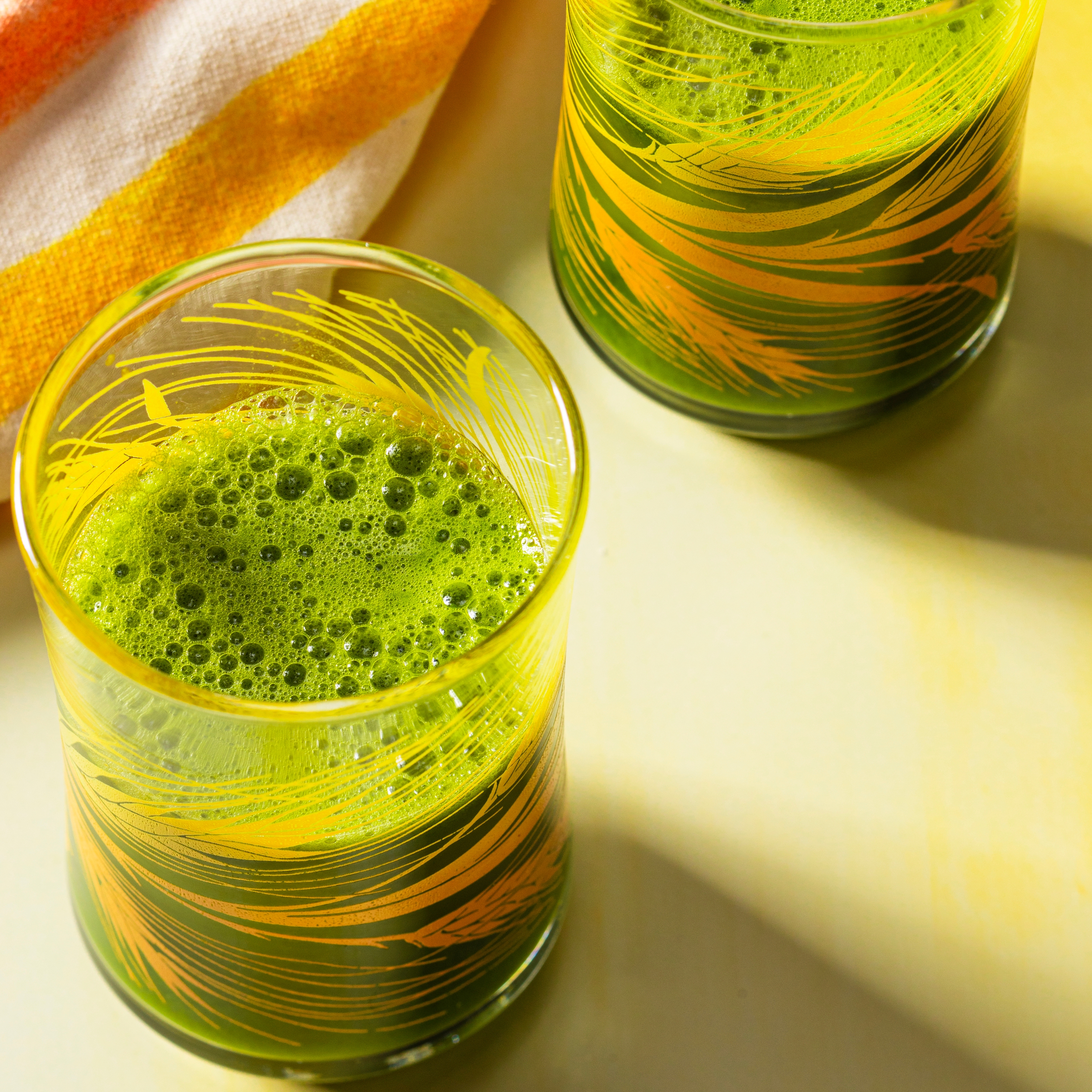 Citrus Burst and Arugula Juice