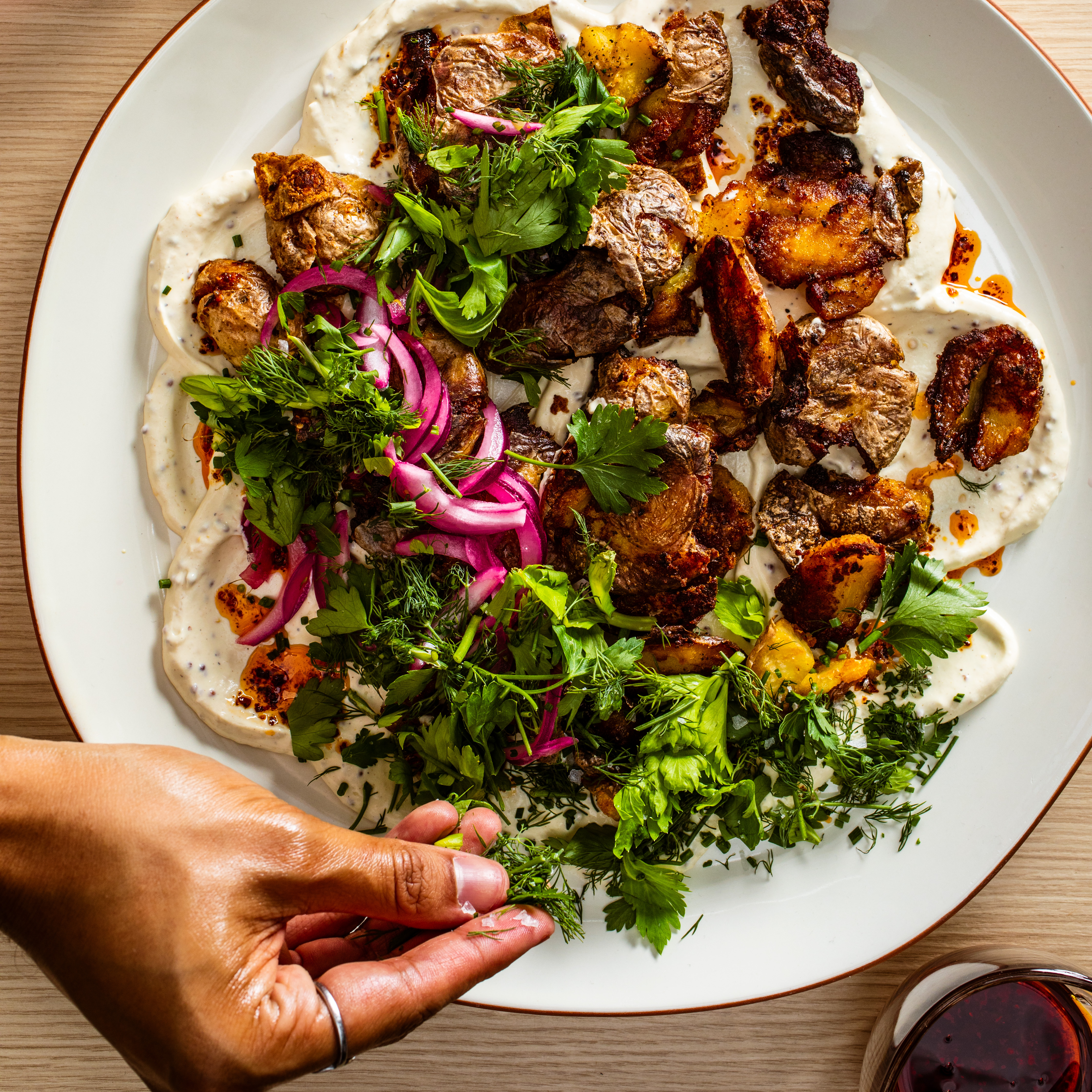 The Best Crispy Smashed Potatoes