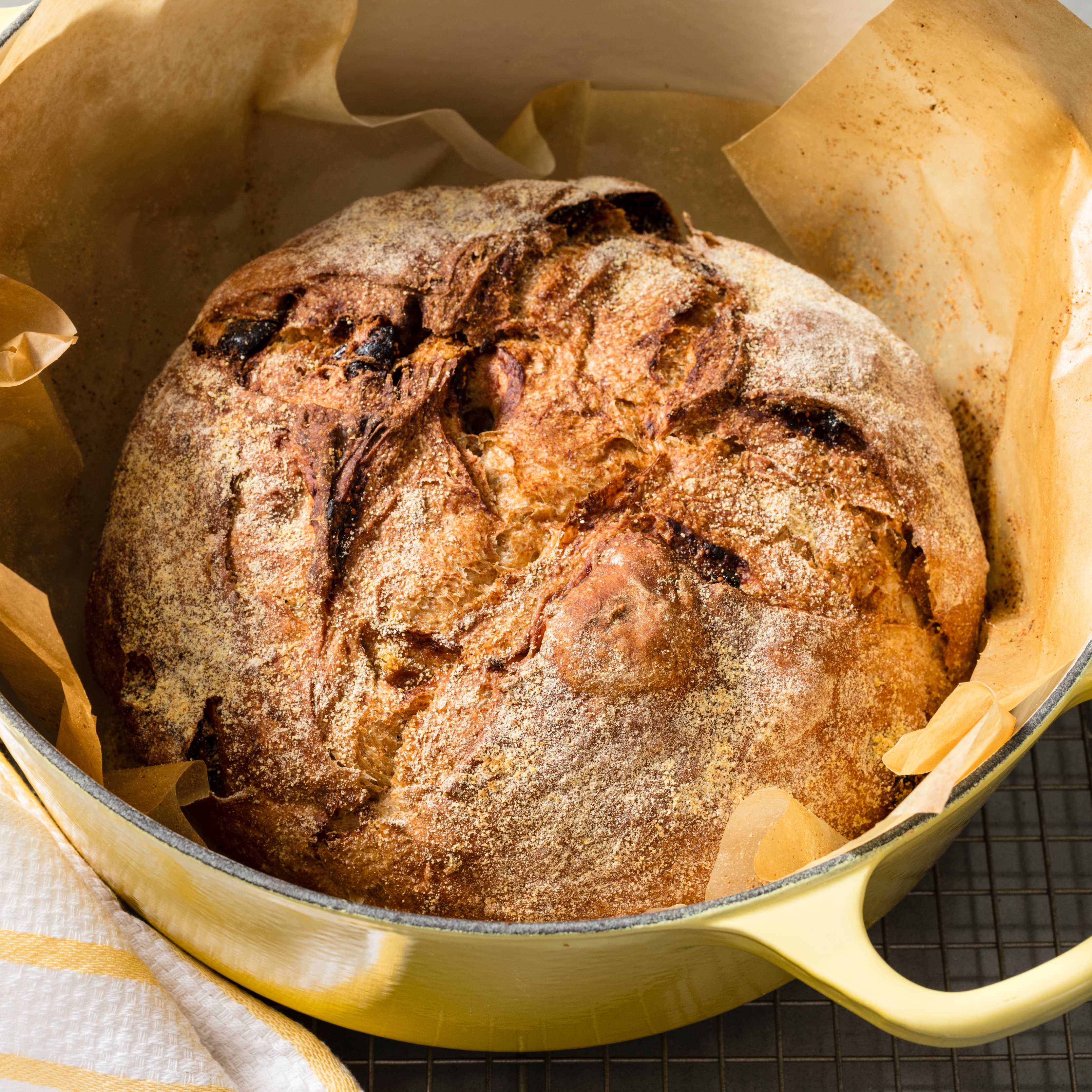 Baking: How to Make Dutch Oven Bread Recipe - Little Figgy Food