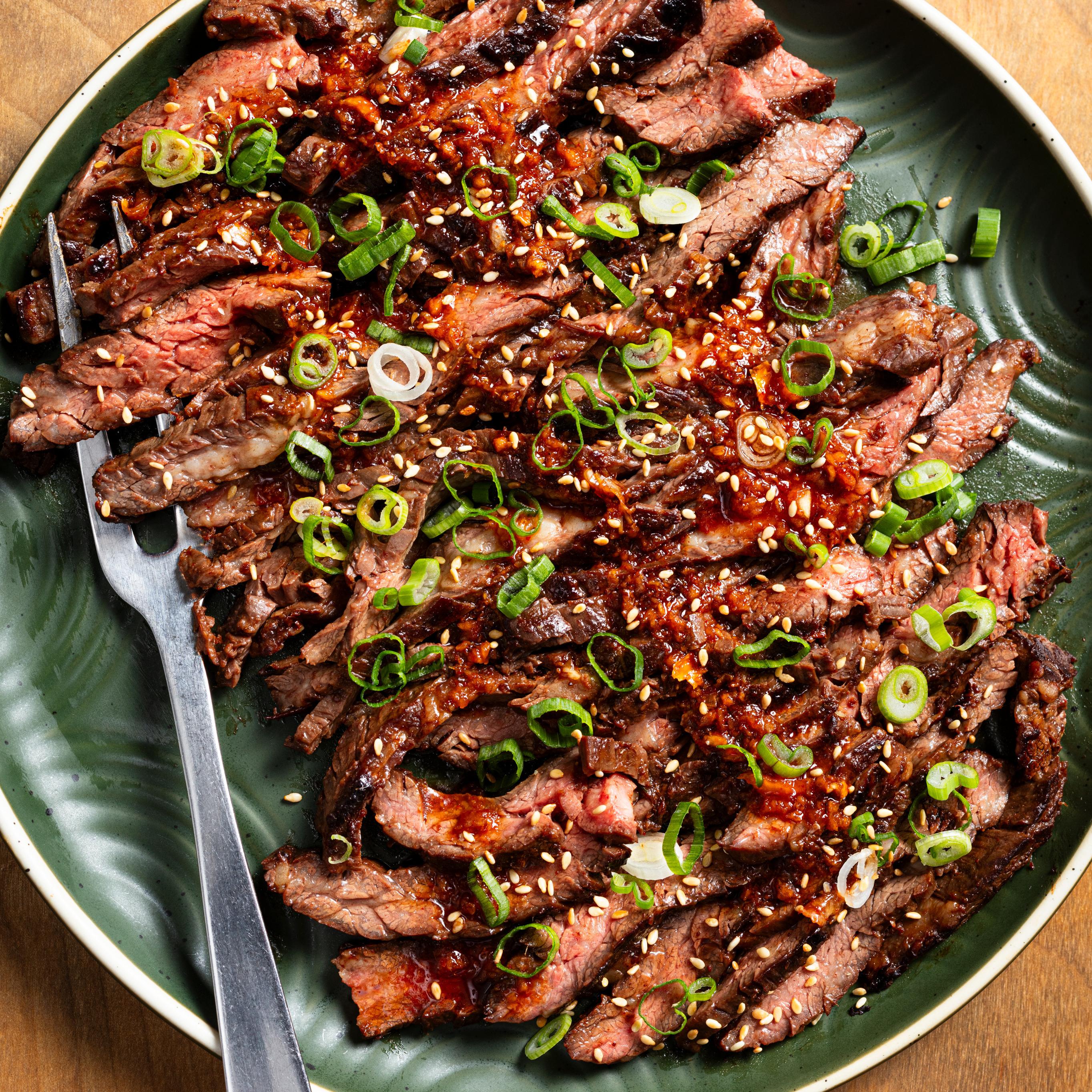 Gochujang-Marinated Skirt Steak Recipe