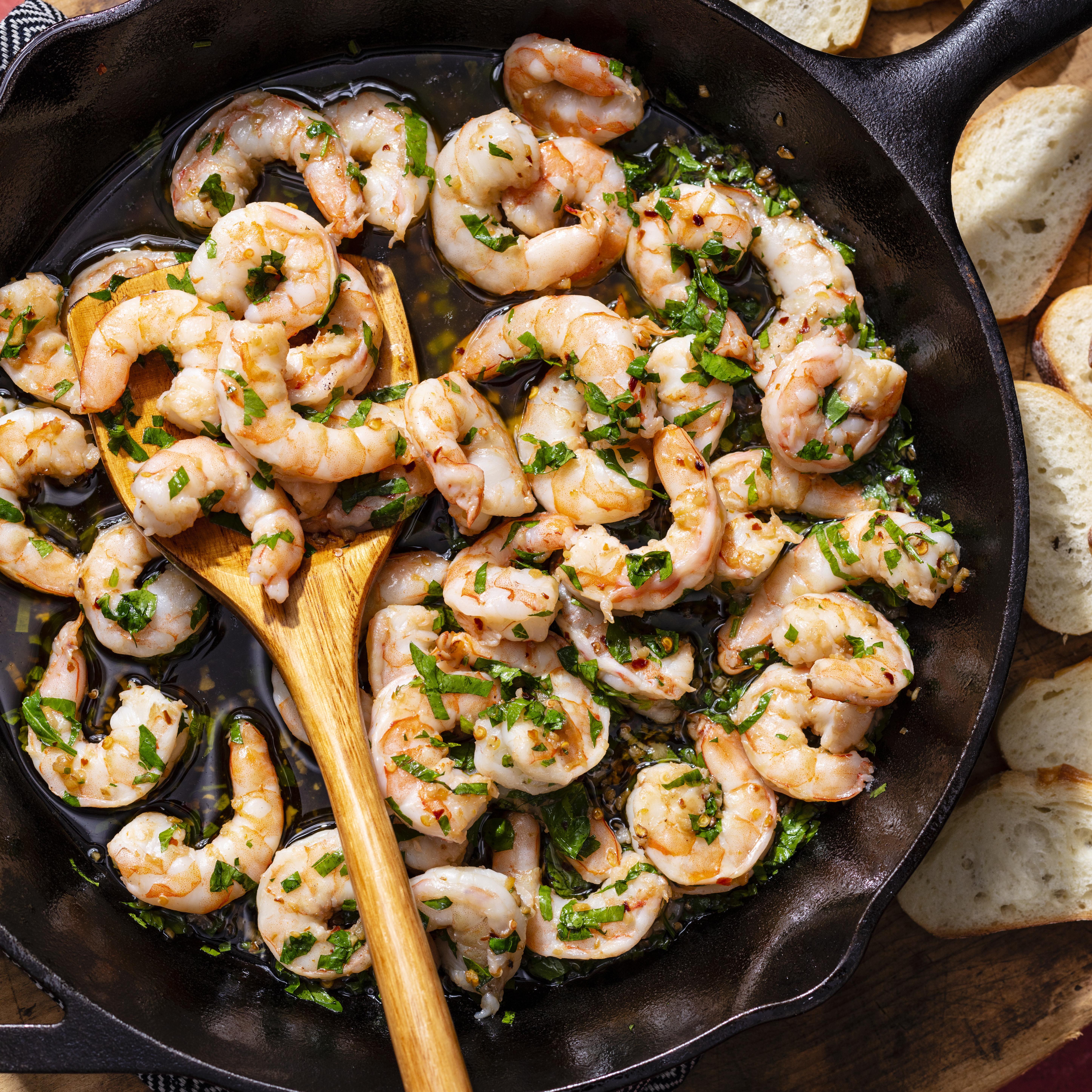 Today's Gadget is the New Cast Iron Shrimp Pan!