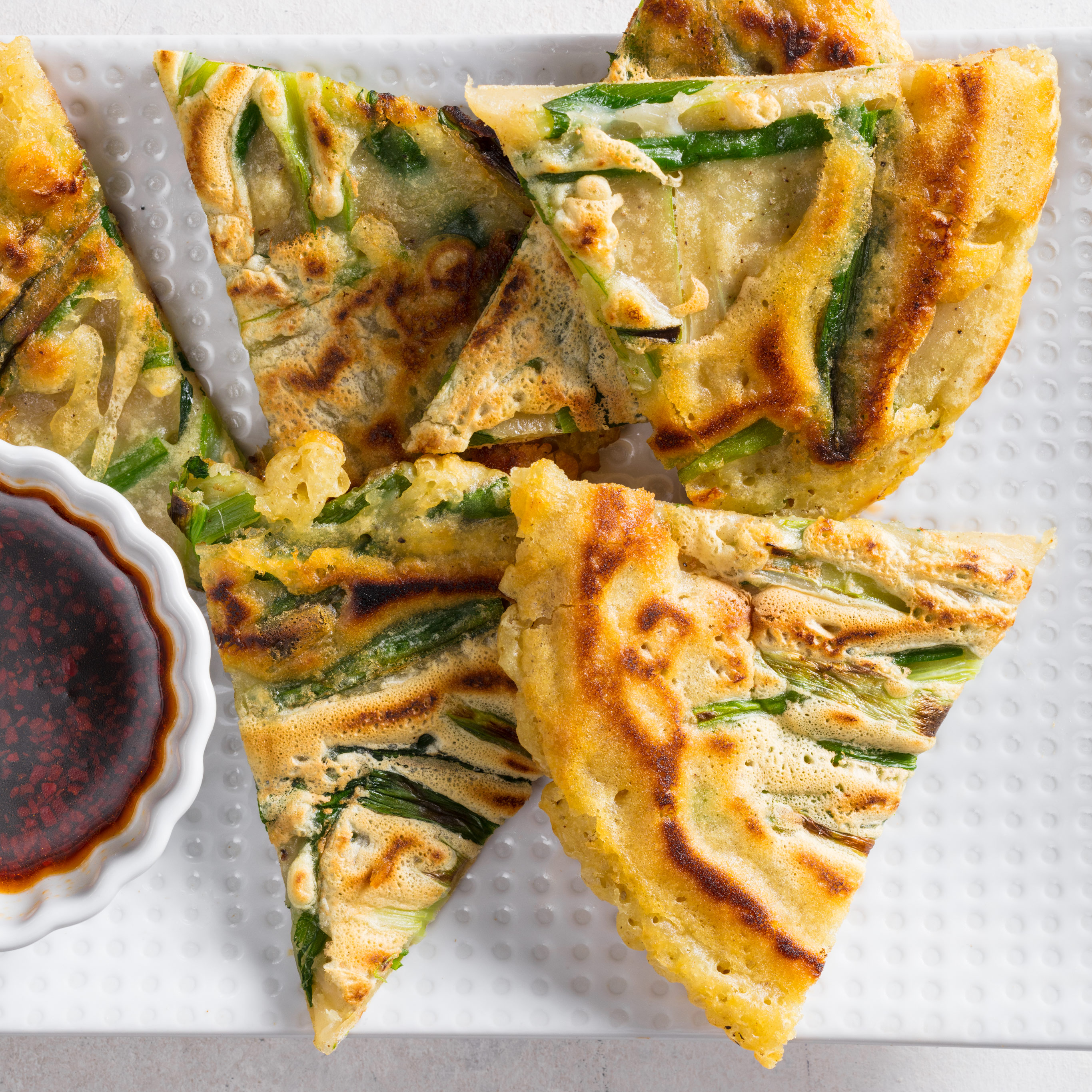 Pajeon (Korean Scallion Pancake) | America's Test Kitchen Recipe