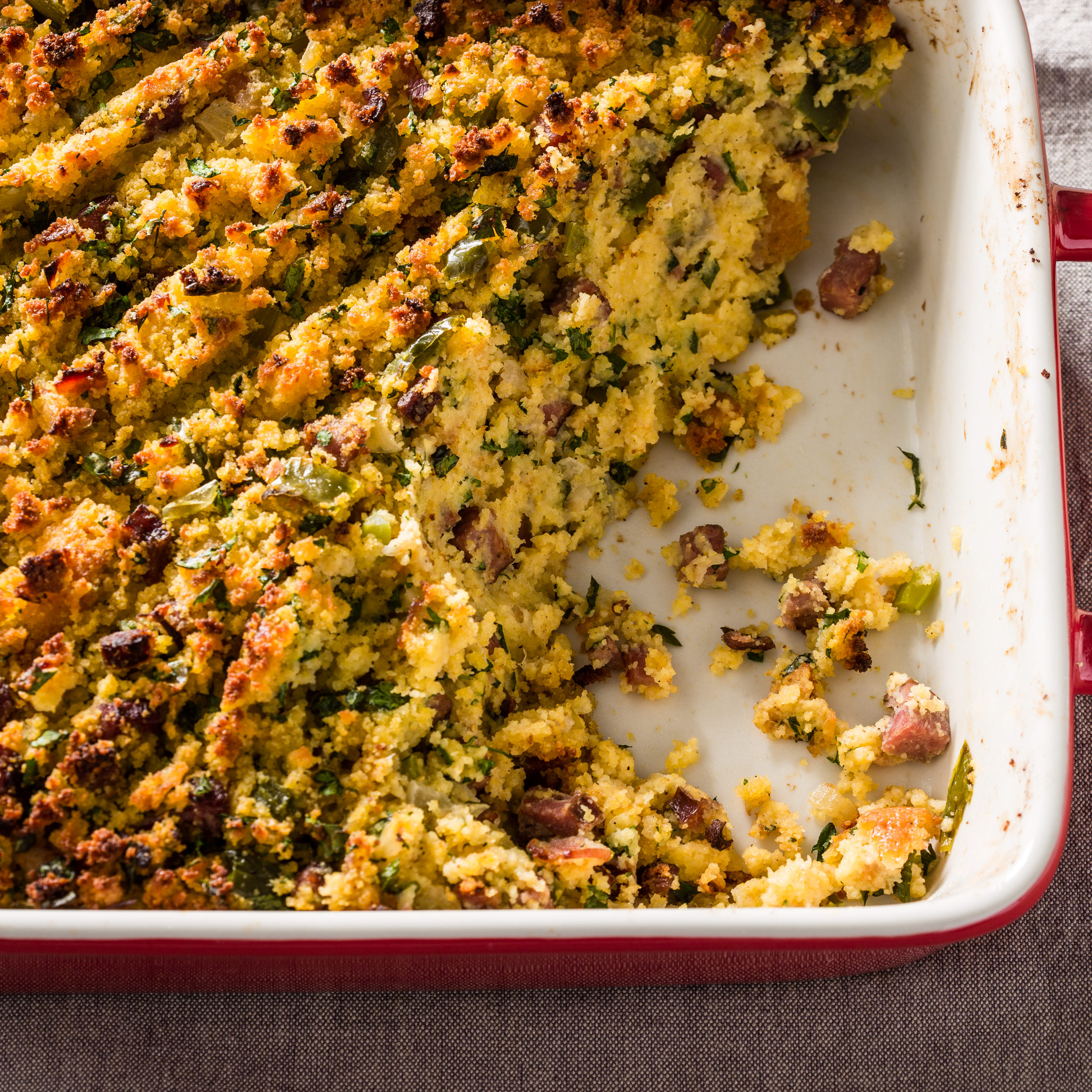 Louisiana-Style Cornbread Dressing