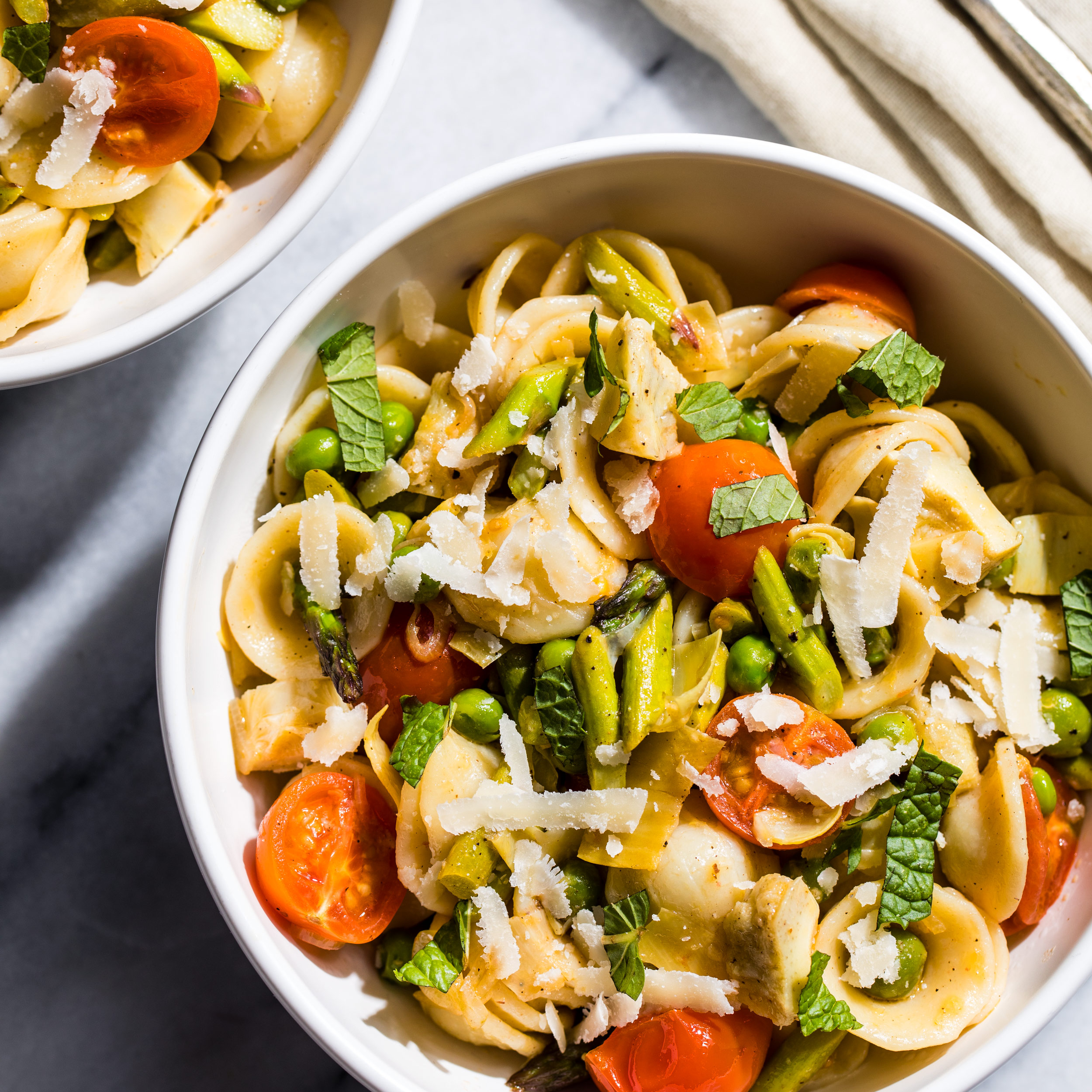 Pasta Primavera for Two | America's Test Kitchen Recipe