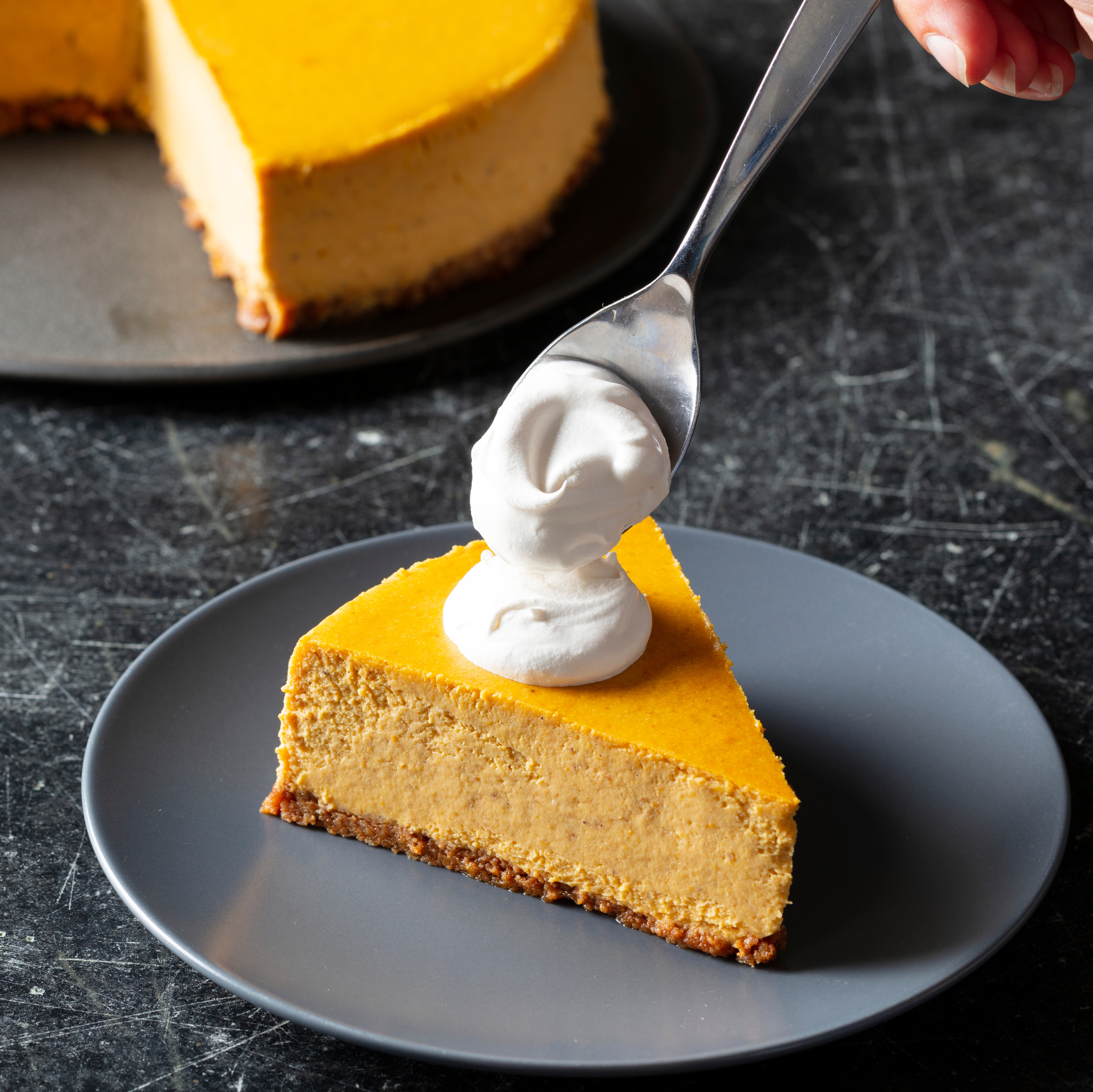 9 Inch Pumpkin Cheesecake Recipe - Homemade In The Kitchen