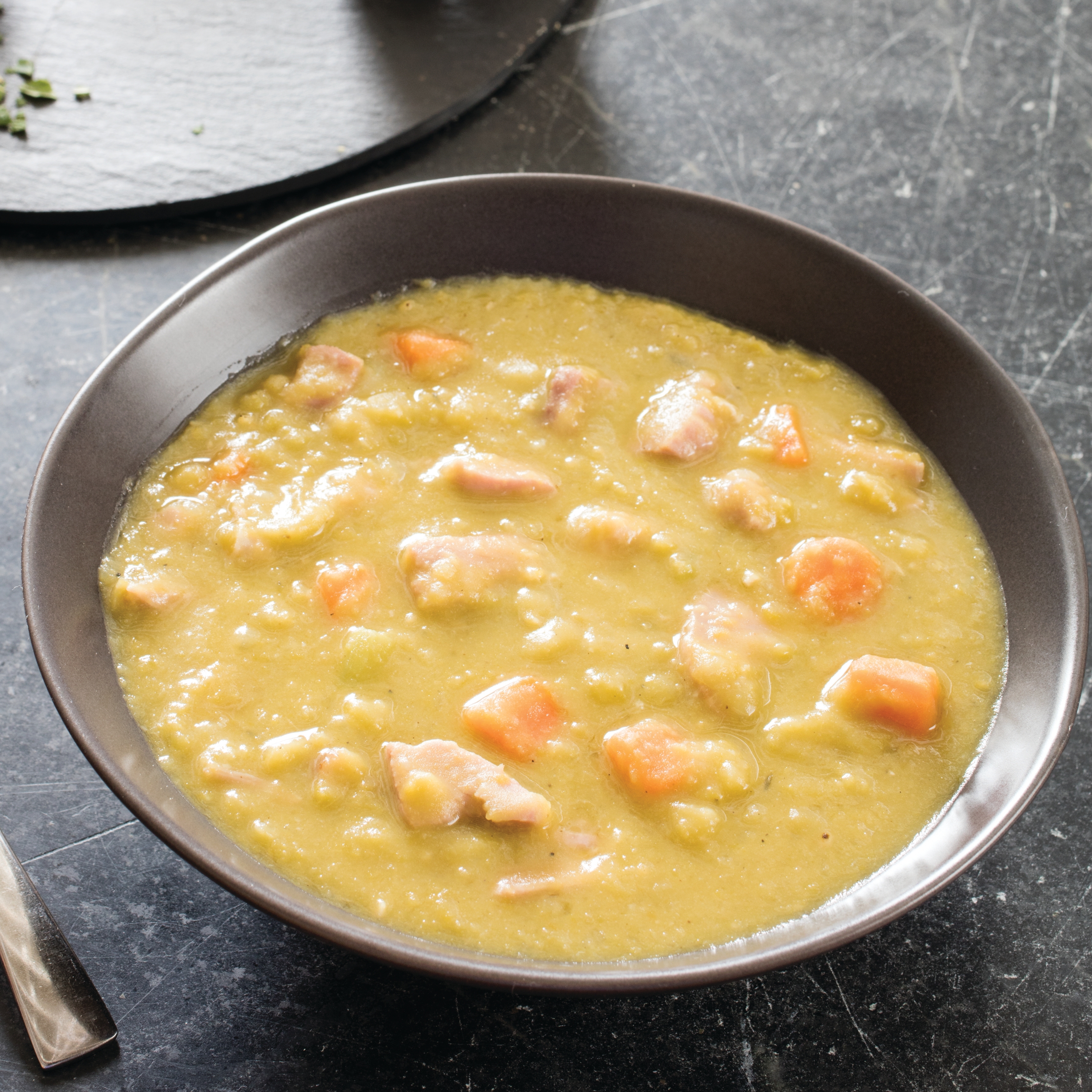 Yellow Split Pea Soup with Ham (Gluten-Free) • The Heritage Cook ®