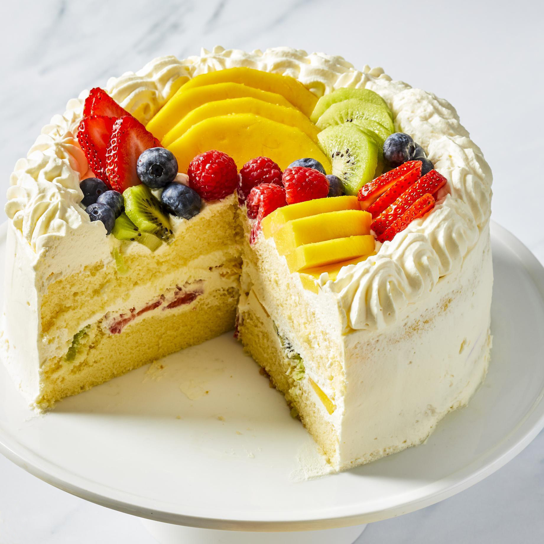 Fruit Sponge Cake