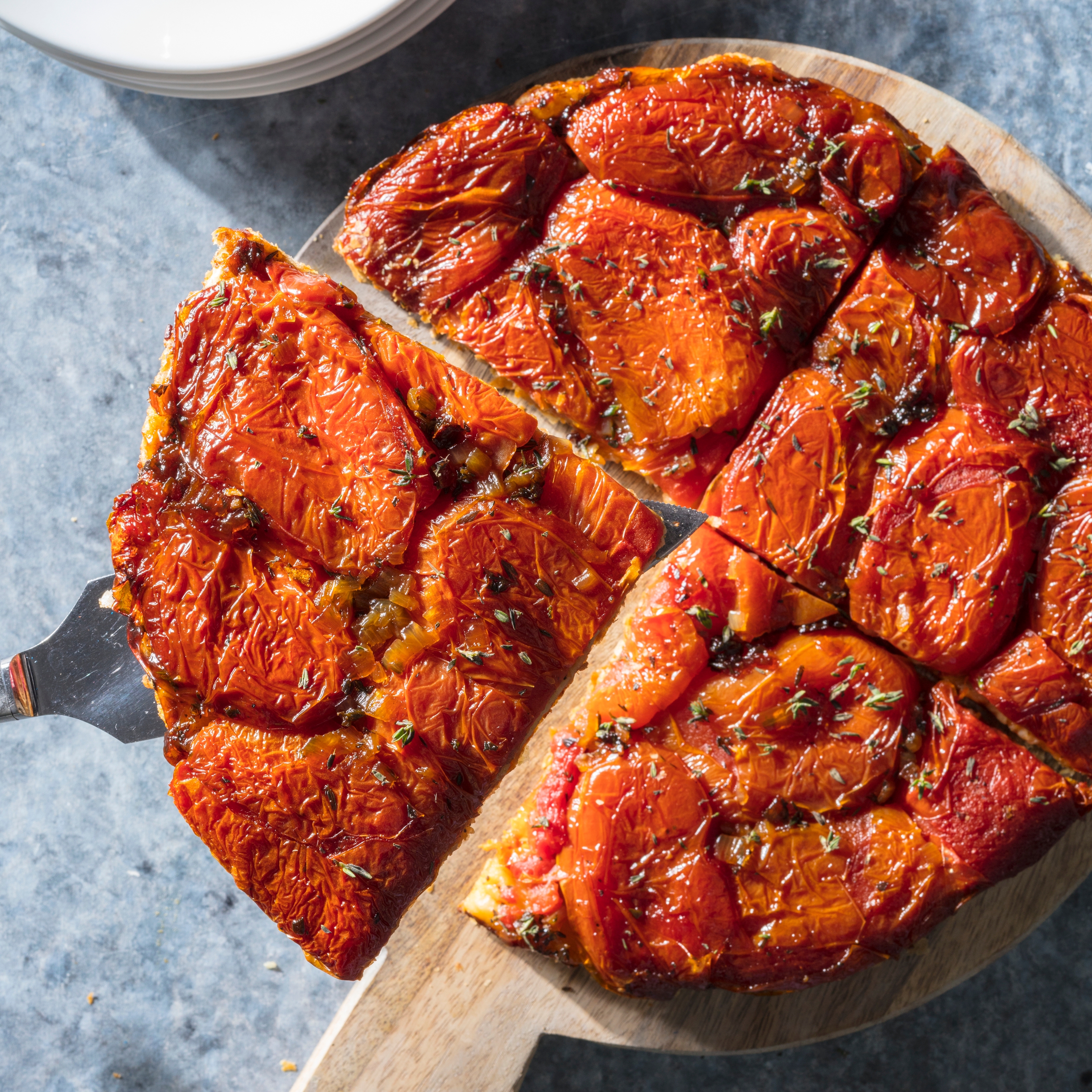 Upside Down Tomato Tart, Tomato Tart