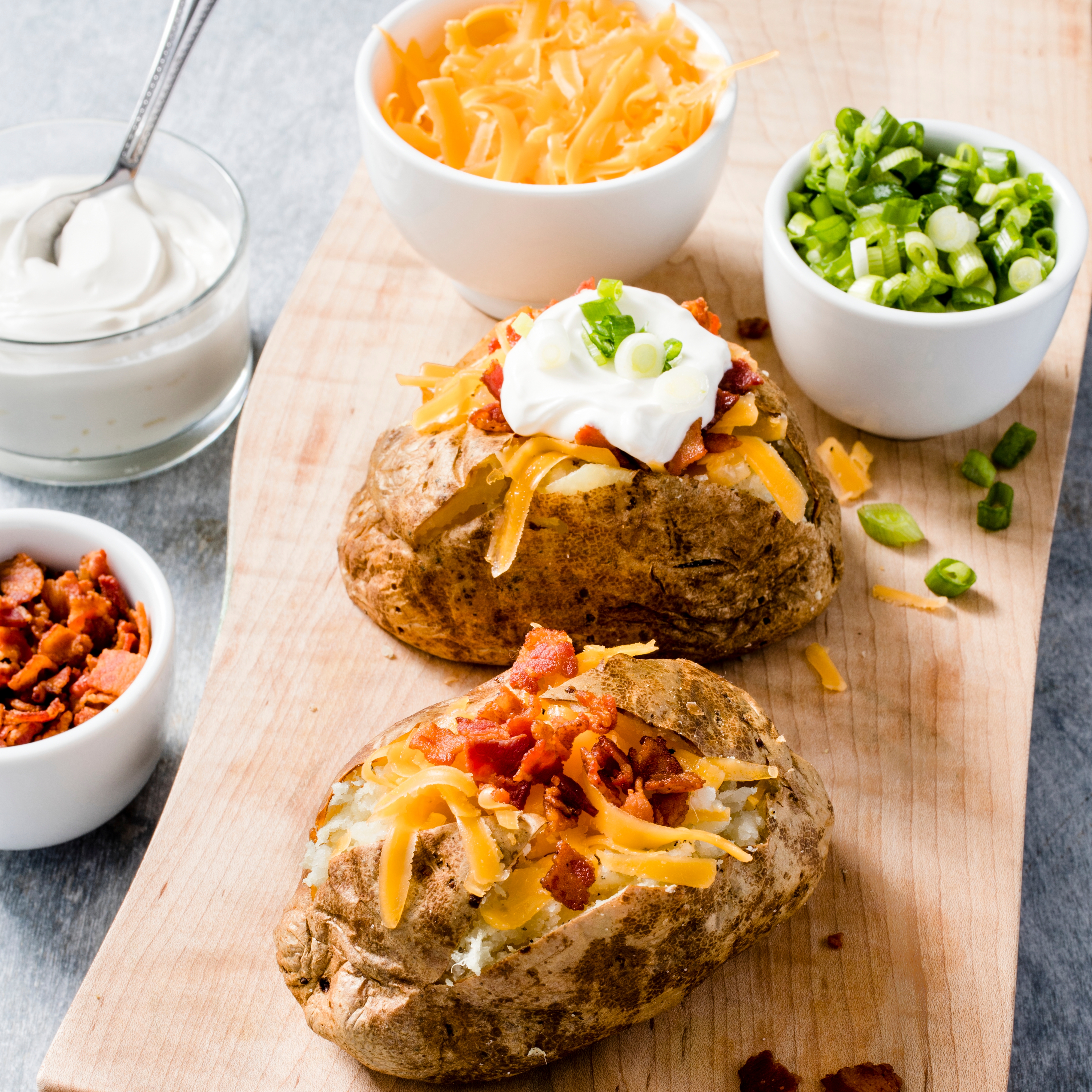 Air fryer baked potato in about 35 minutes - Cadry's Kitchen